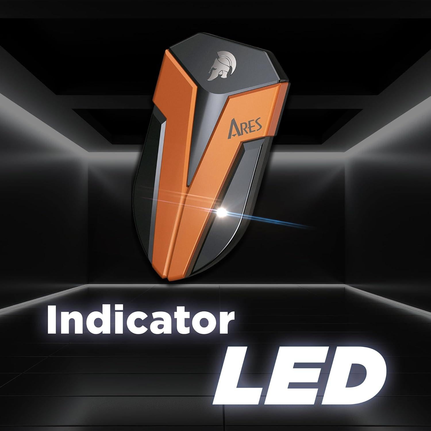 DATO SSD Externo 1TB ARES Escudo Ámbar USB 3.2 Resistente