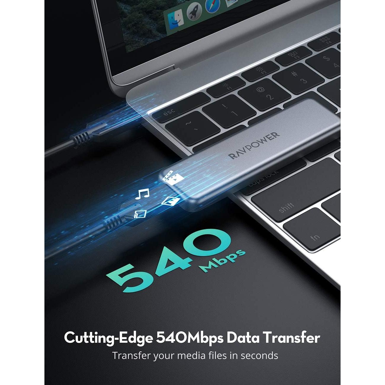 SSD Externo VAVA Pro 512GB USB-C 540MB/s Resistente