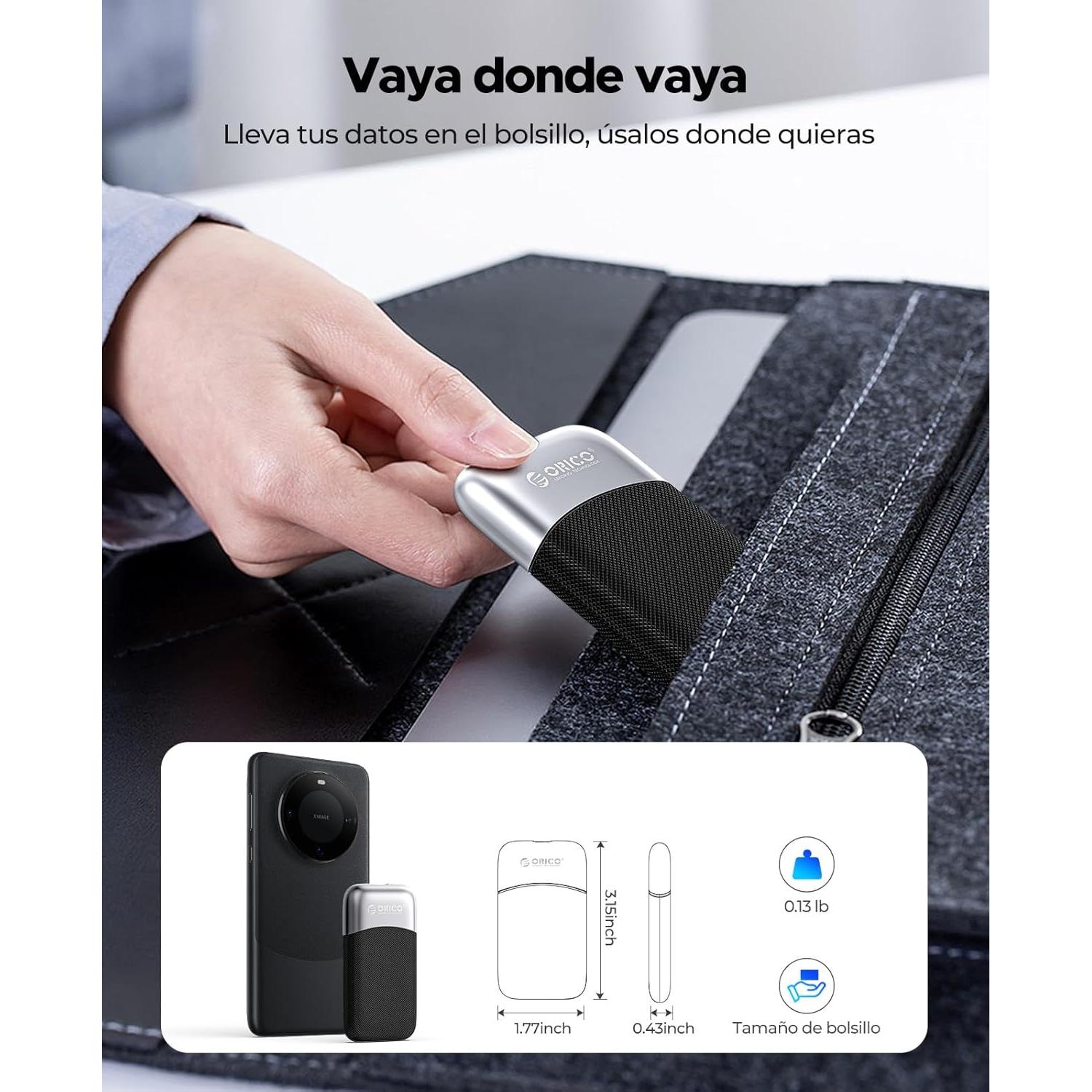 ORICO SSD Externo 512GB USB 3.2 Gen 2x2 M20 - 2000MB/s