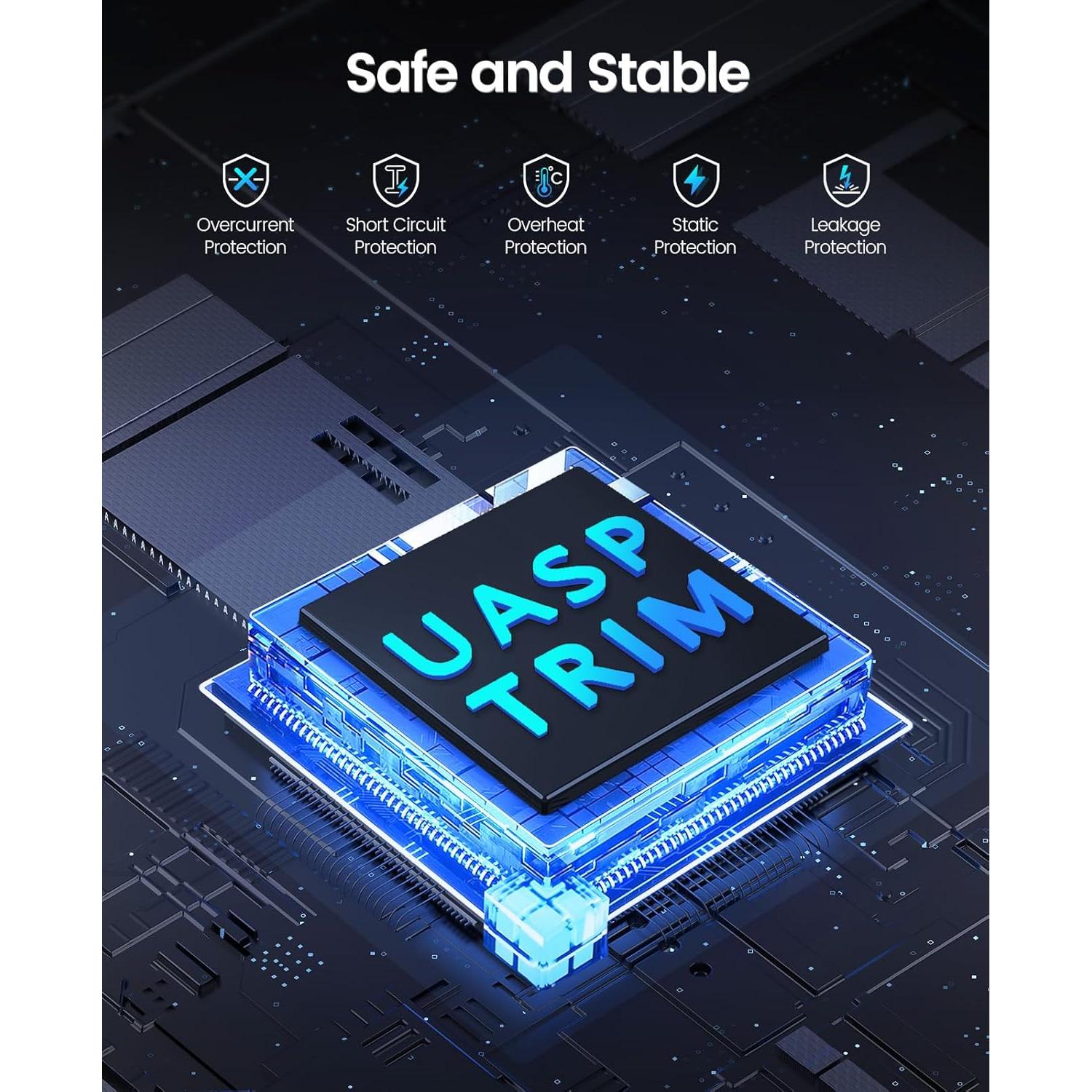 Estación de Acoplamiento ORICO DD28U3-C Doble Bahía USB 3.0