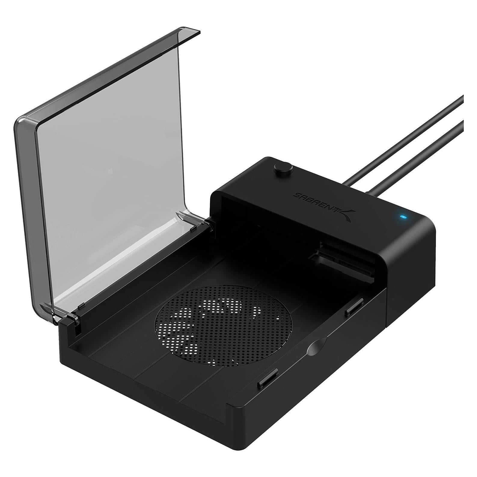 Estación de Acoplamiento SATA SABRENT EC-DFFN 2.5/3.5" con Ventilador