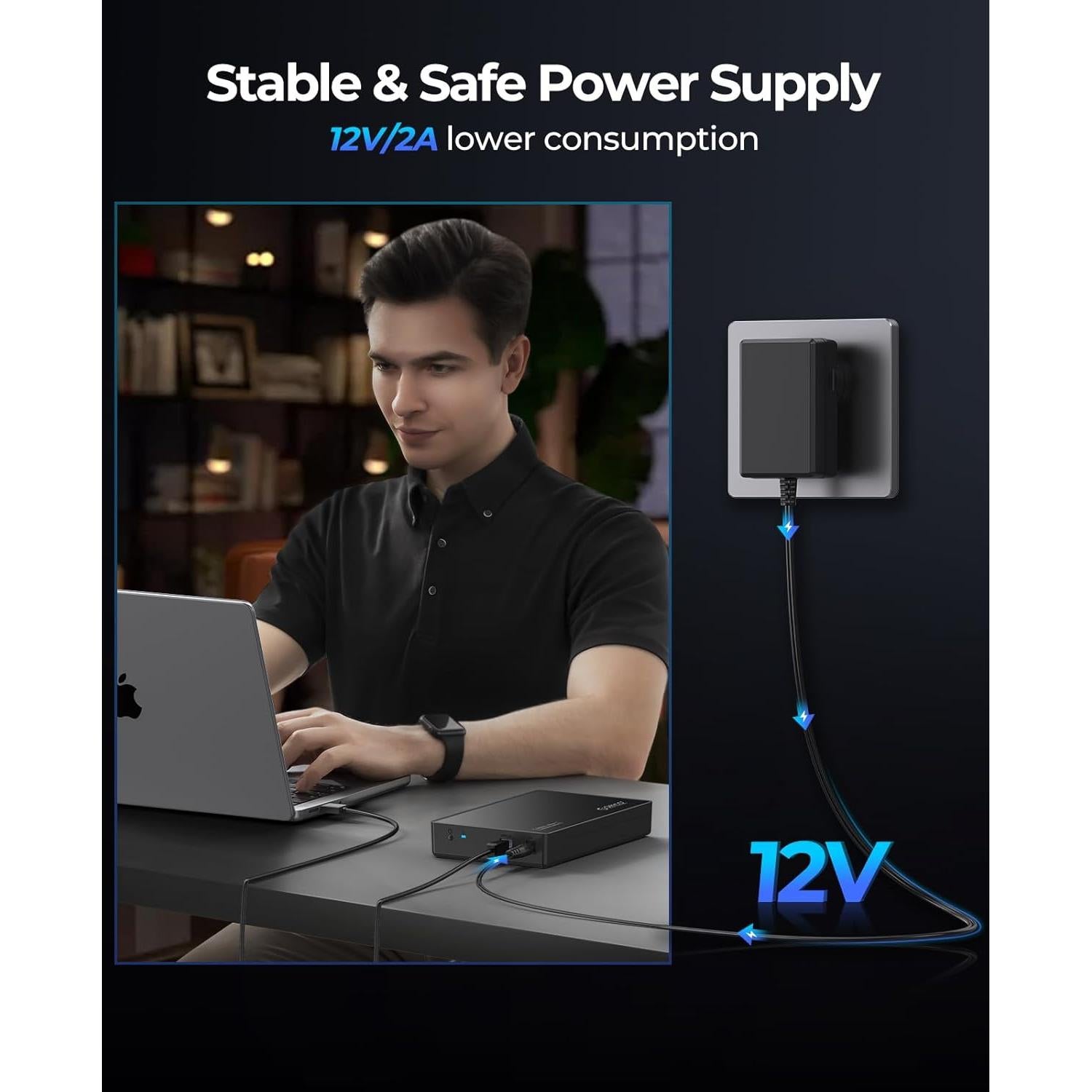 Caja Externa HDD ORICO 3588US3 USB 3.0 3.5" hasta 20TB