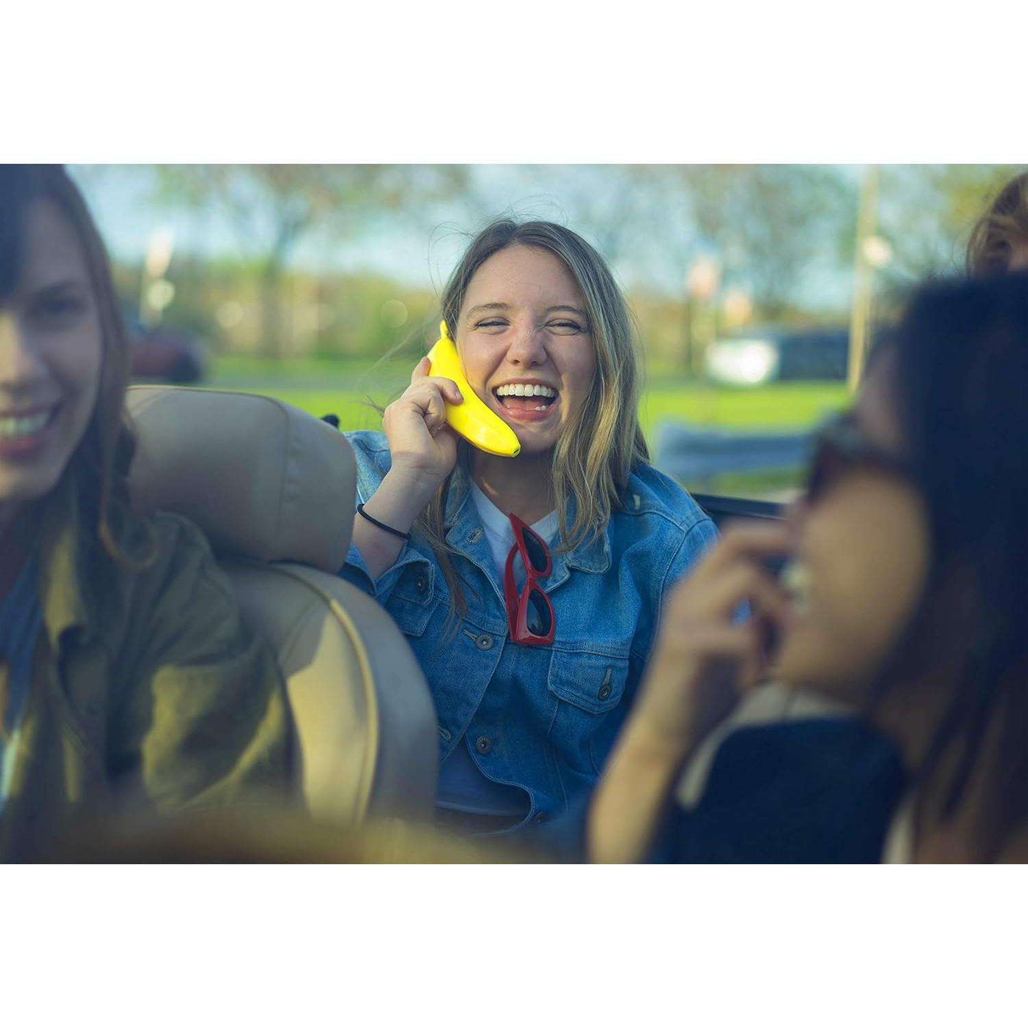 Teléfono Bluetooth Banana Único Amarillo para iPhone/Android