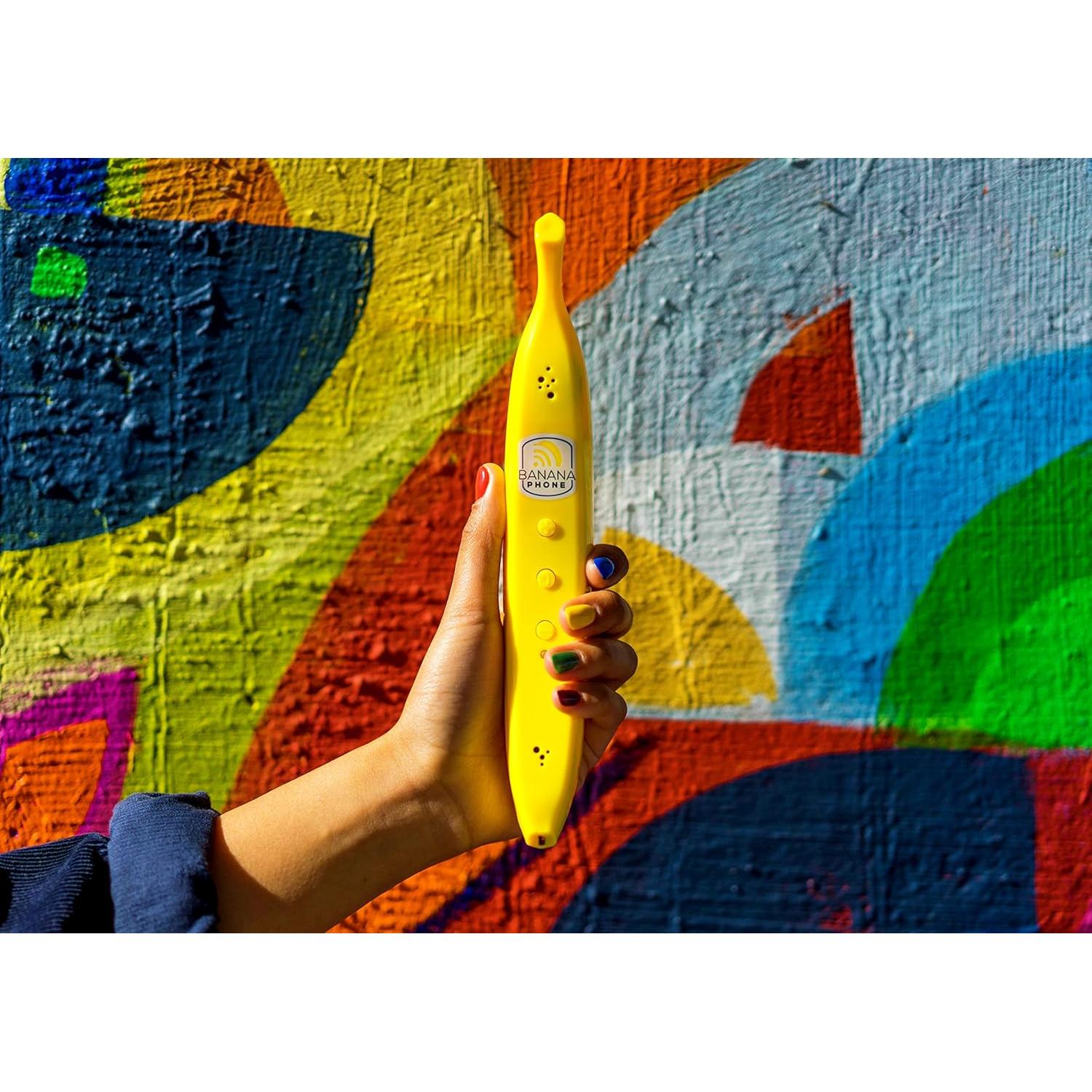 Teléfono Bluetooth Banana Único Amarillo para iPhone/Android