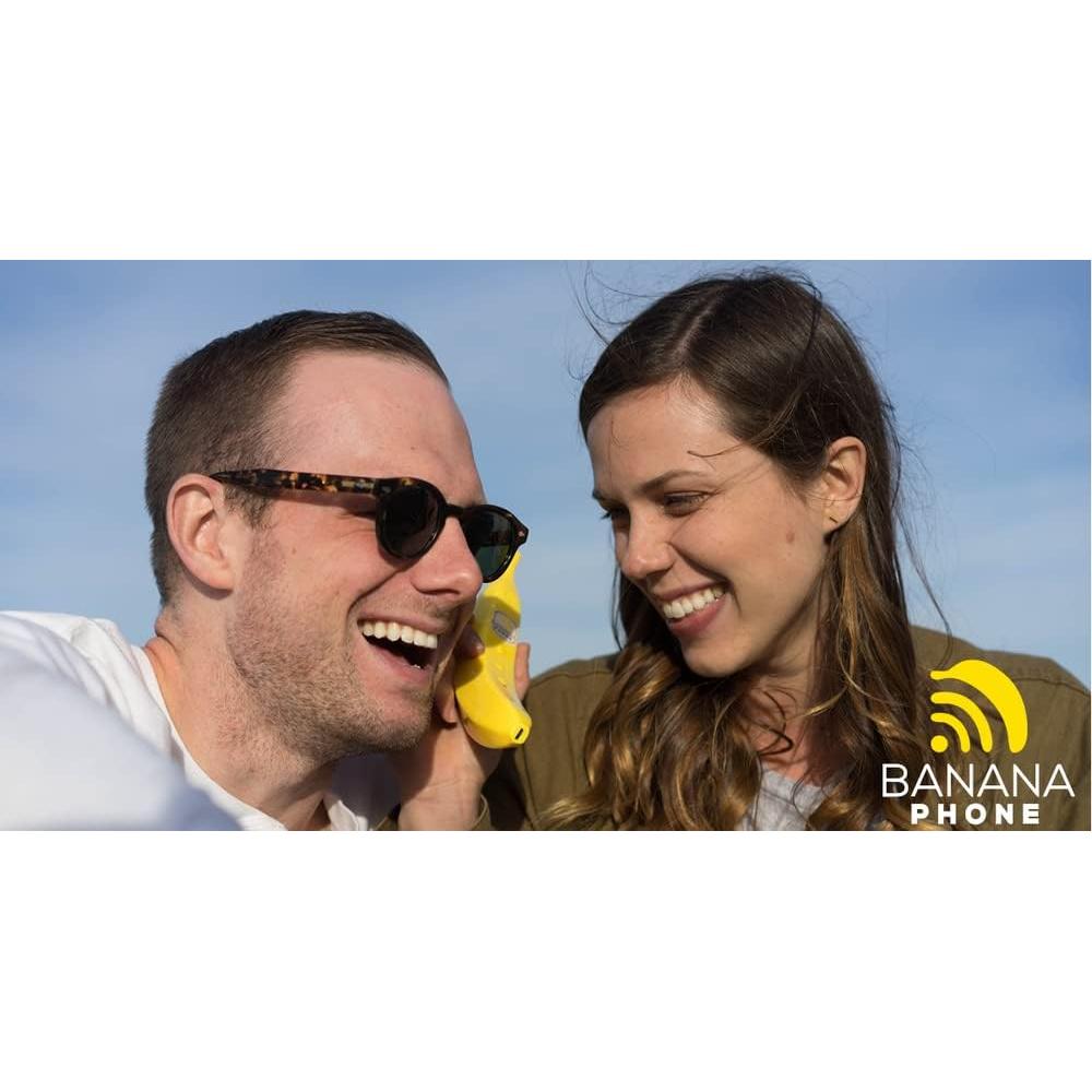 Teléfono Bluetooth Banana Único Amarillo para iPhone/Android