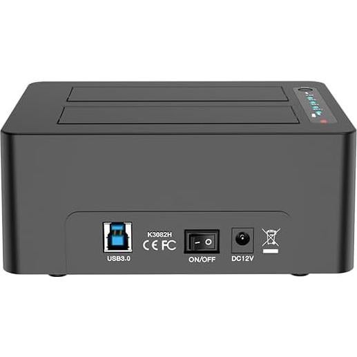 Estación de Acoplamiento MAIWO 2 Bahías HDD/SSD Clonación Offline