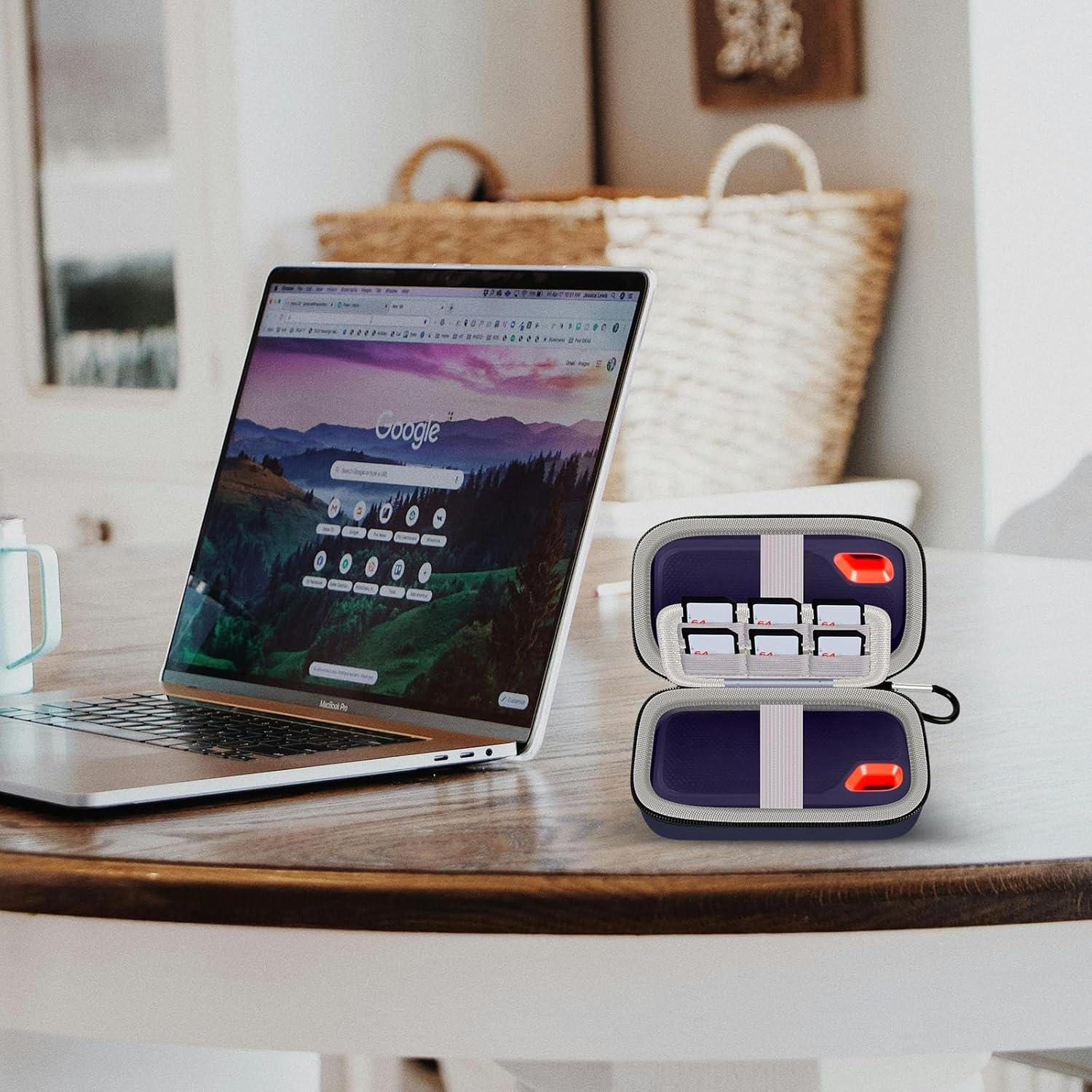 Funda de Almacenamiento para SSD SanDisk 1TB 2TB 4TB - Azul