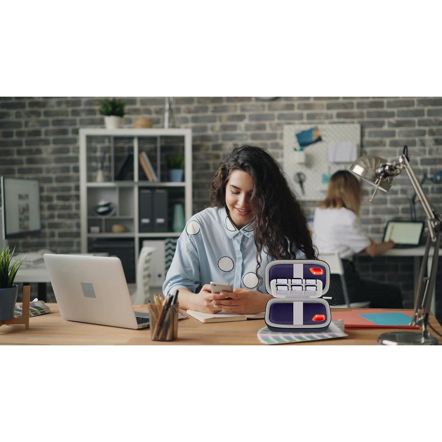 Funda de Almacenamiento para SSD SanDisk 1TB 2TB 4TB - Azul