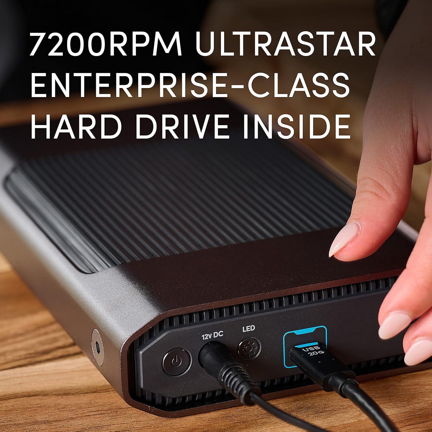 Disco Duro Externo SanDisk Professional 8TB USB-C 7200RPM