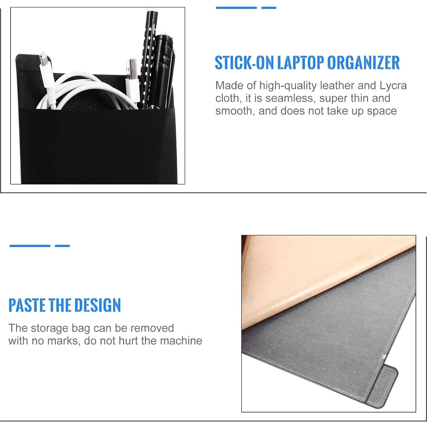 Bolsa de Almacenamiento Totority para Laptop - Organizador Adhesivo