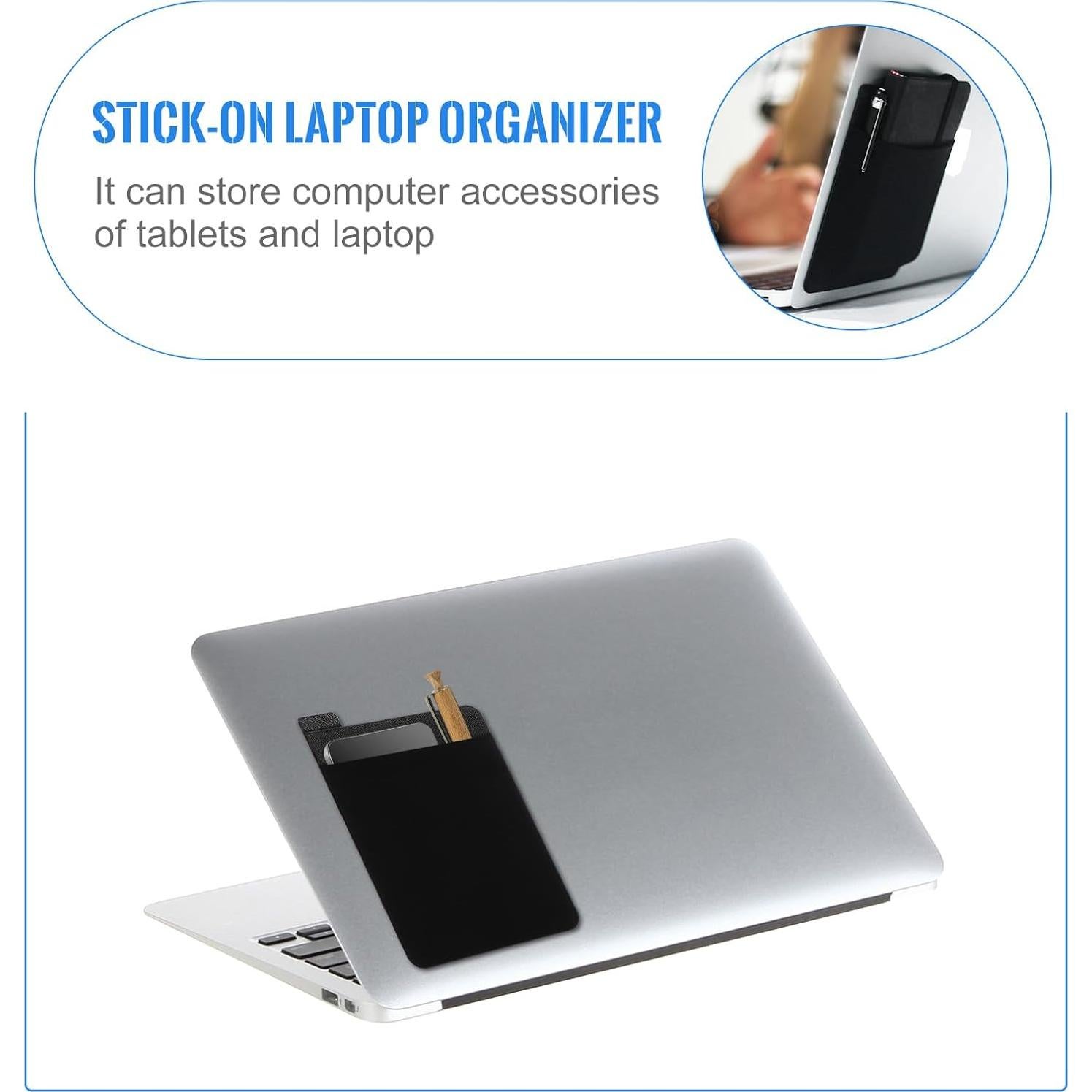 Bolsa de Almacenamiento Totority para Laptop - Organizador Adhesivo