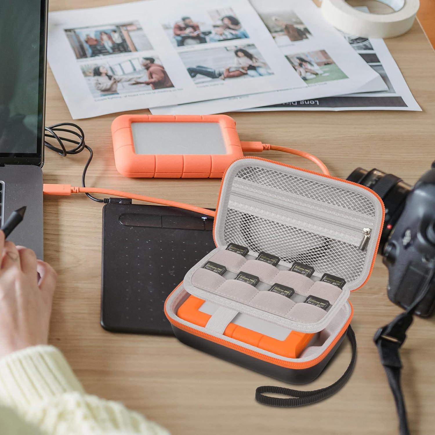 Funda Gris para Disco Duro Externo LaCie Rugged Mini 1TB-5TB