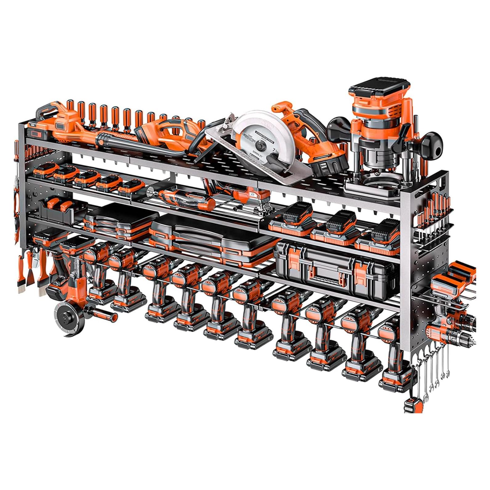 Organizador de Herramientas de Pared Shomextol 4 Capas 14 Soportes