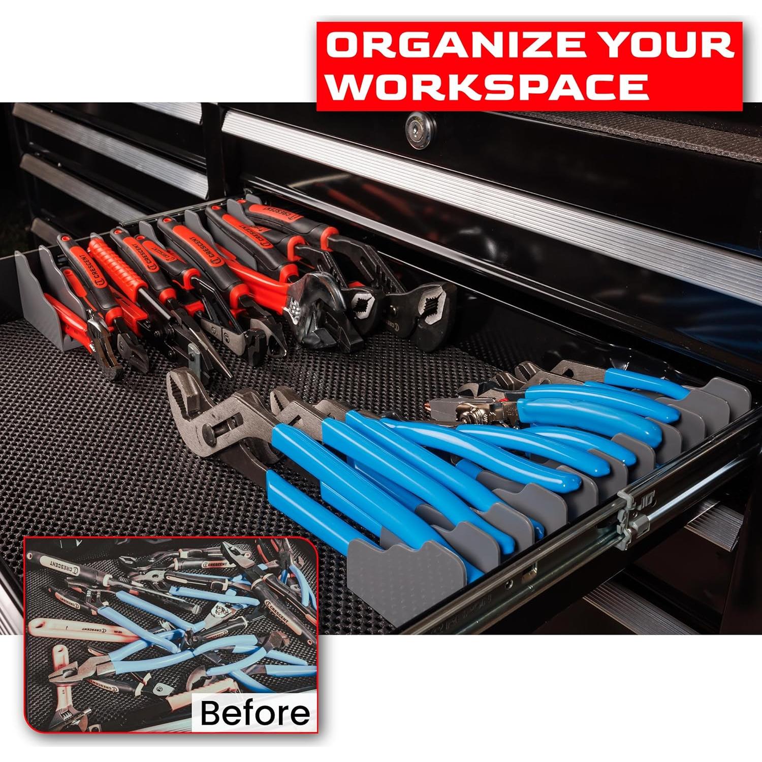 Organizador de Cajón para Alicates y Llaves Genérico - 2 Piezas
