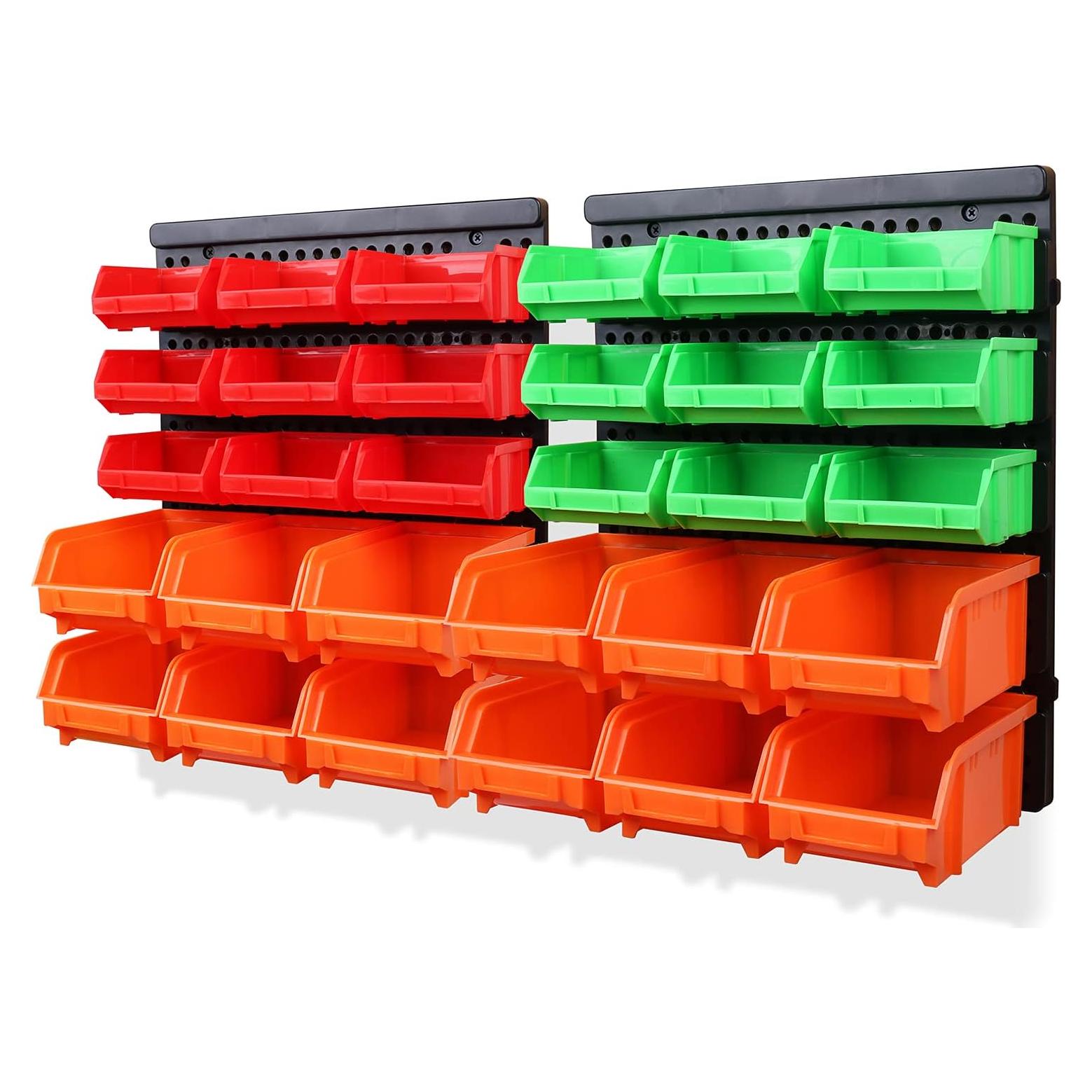 30PCS Contenedores de Almacenamiento Montados en Pared SWANLAKE