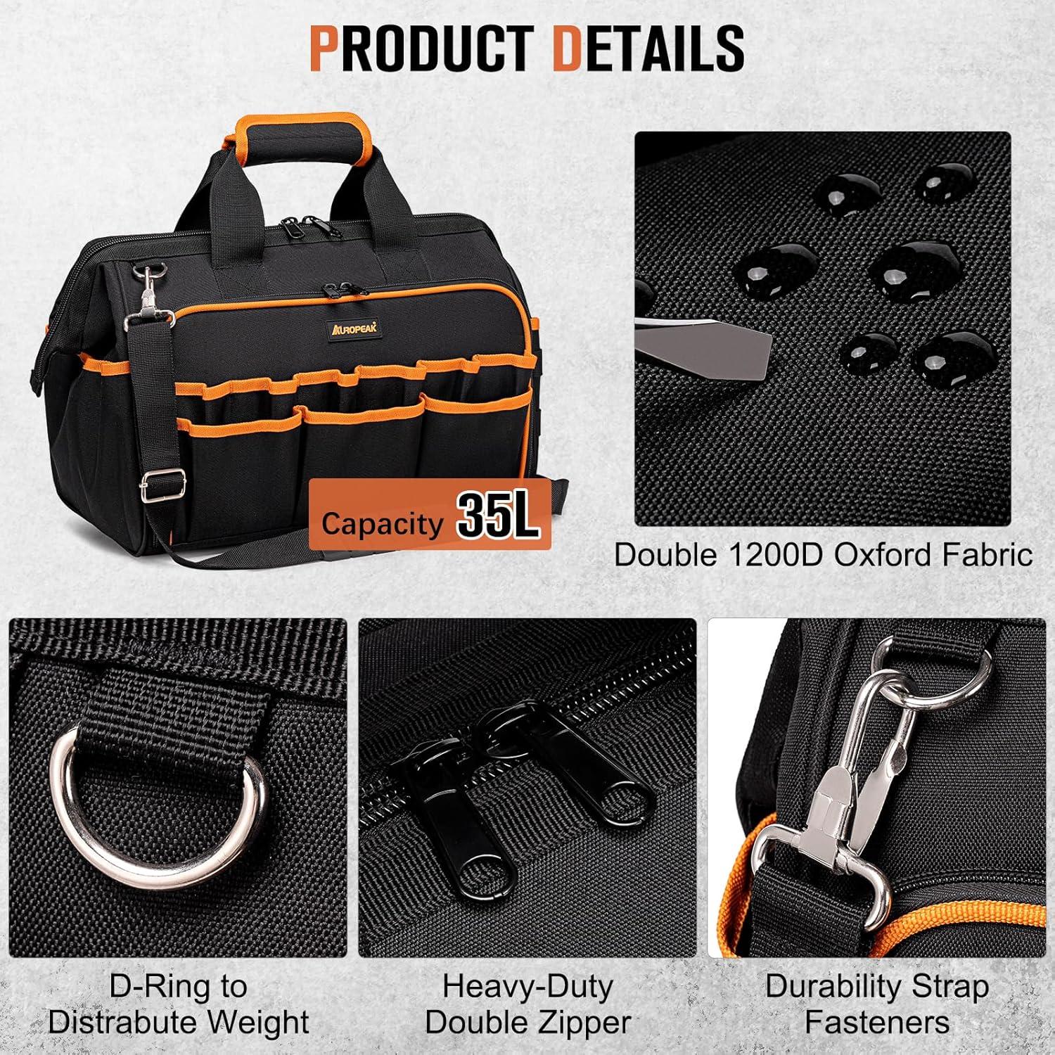 Bolsa de Herramientas Plegable AUROPEAK 46 Compartimentos 35L