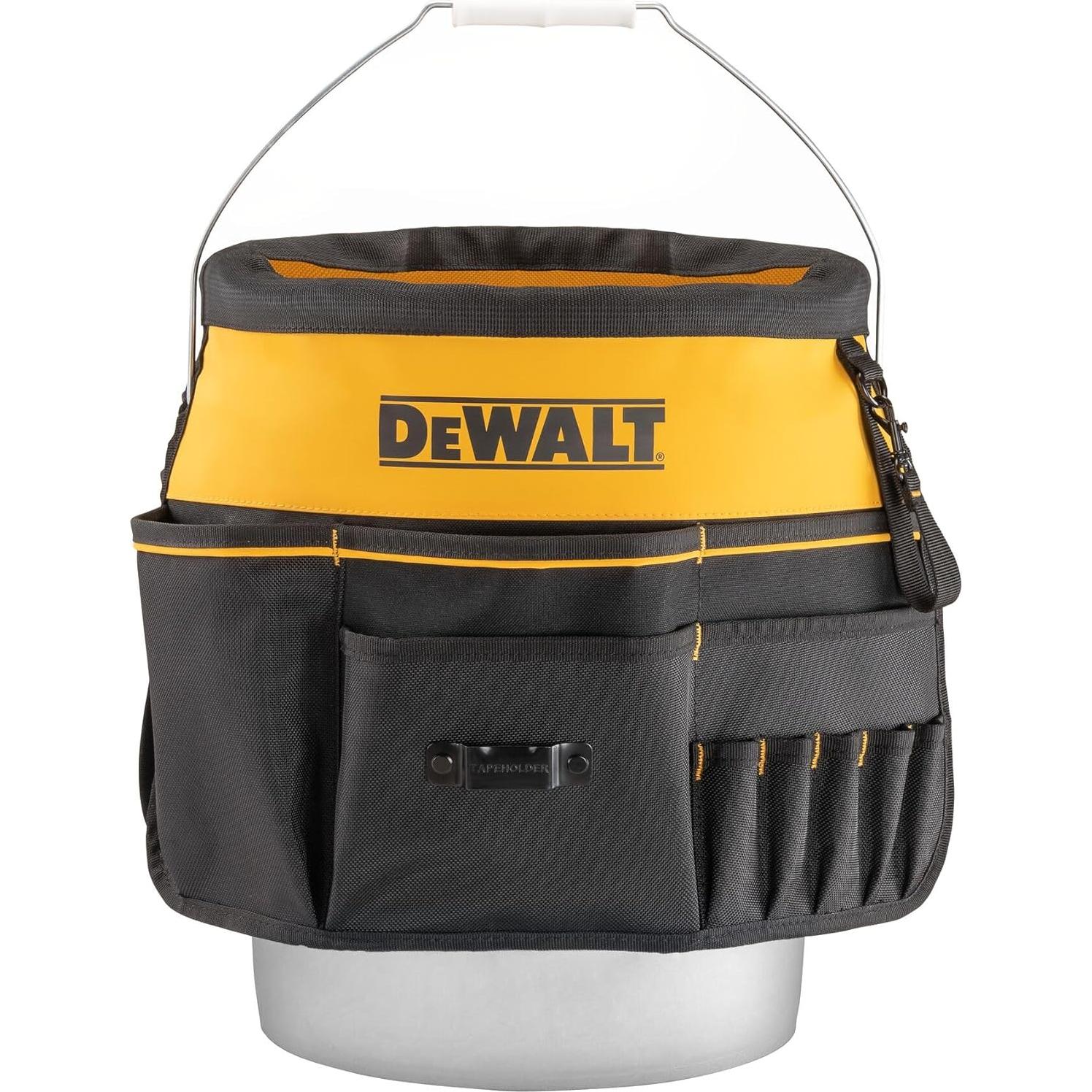 Organizador de Herramientas DEWALT 37 Bolsillos para Cubo 19L