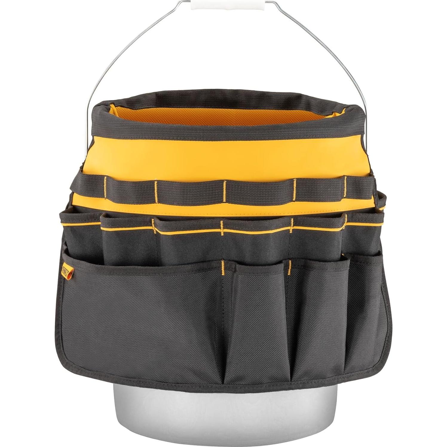 Organizador de Herramientas DEWALT 37 Bolsillos para Cubo 19L