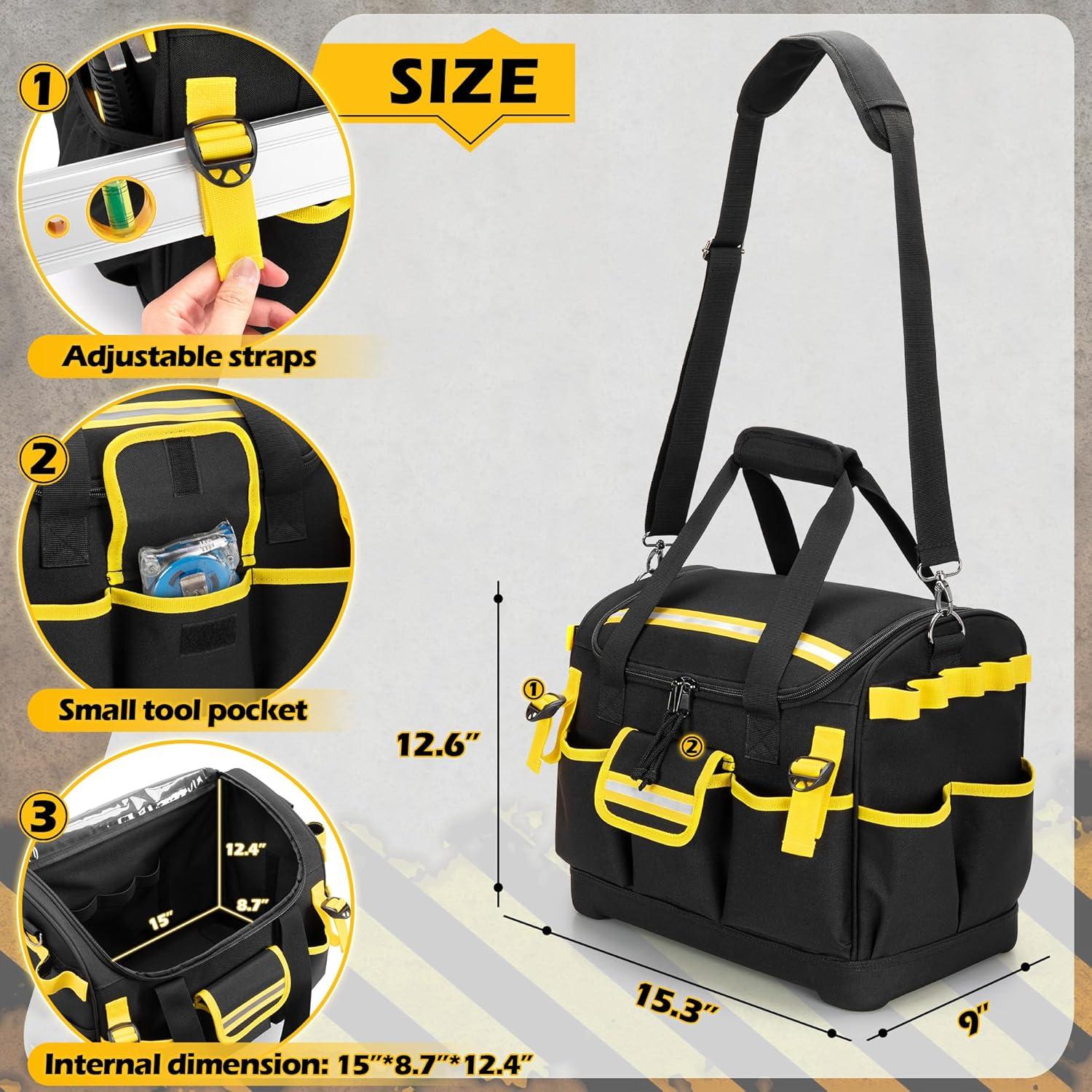 Bolsa Organizadora de Herramientas Trahzia 38.9x22.9x32cm Negra