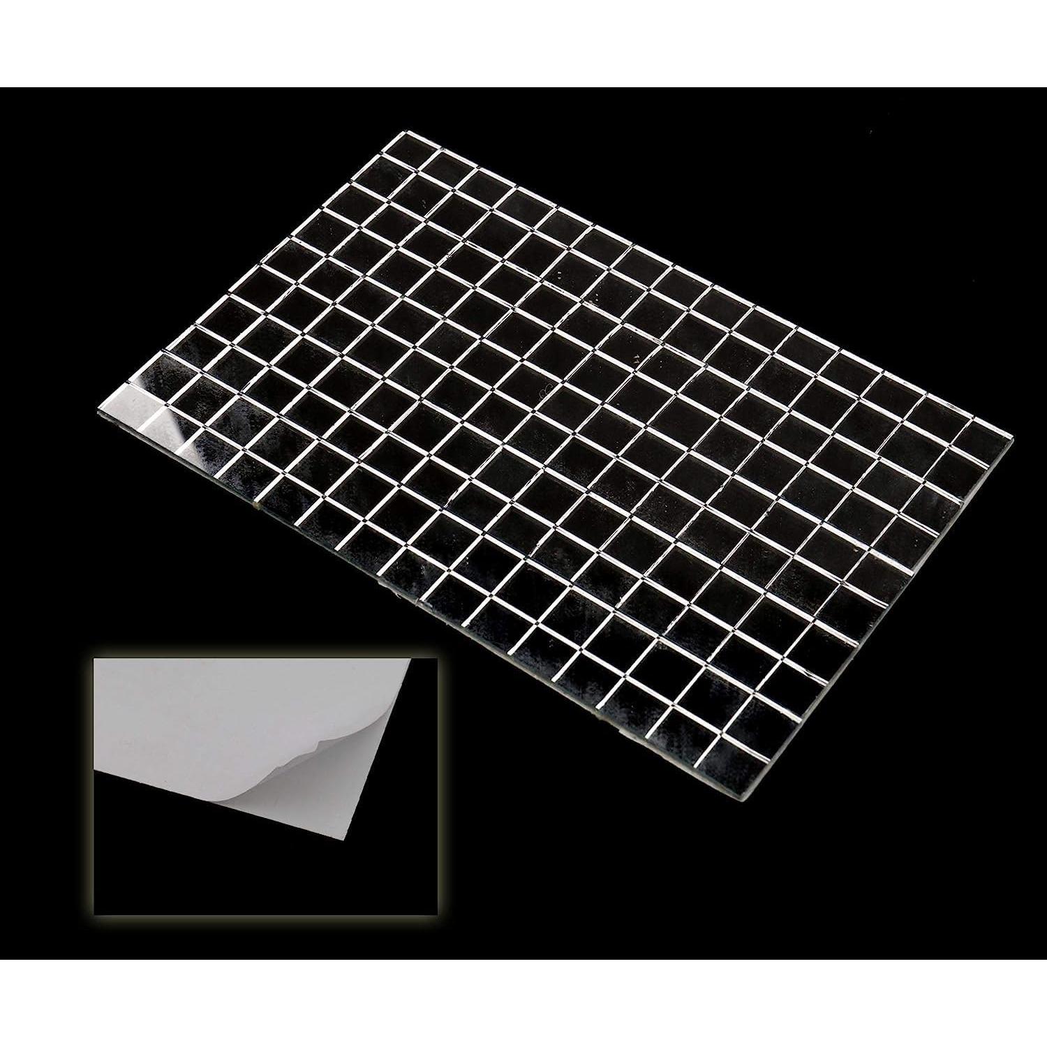 Azulejos de Espejo Mosaico Autoadhesivos 10mm Plateados 7500 Pcs