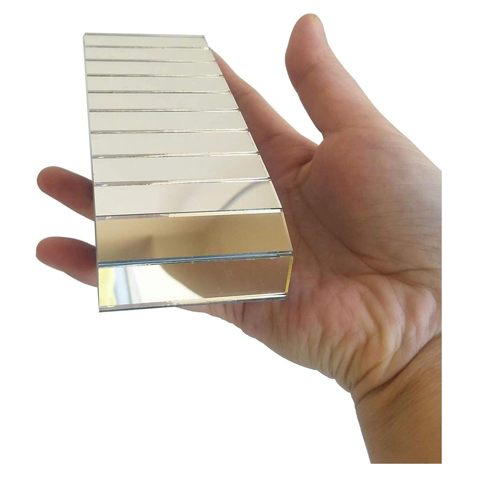 Azulejos de Espejo Rectangulares ACFENG 94PCS Autoadhesivos