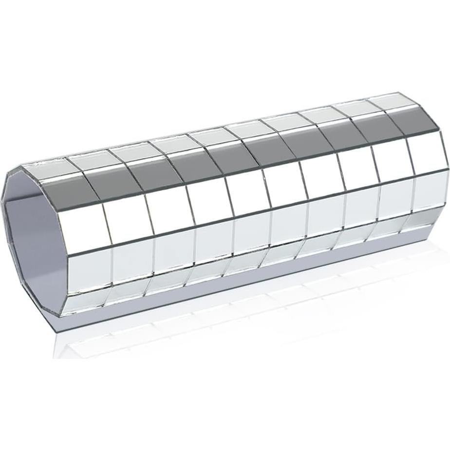 Espejos de Vidrio Autoadhesivos Cuadrados 10x10mm Jimtinso