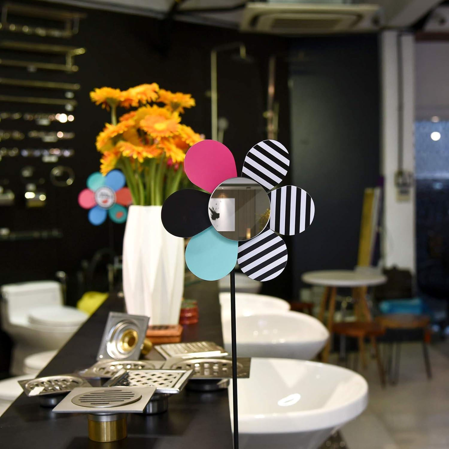 200 Azulejos de Espejo Redondos y Cuadrados Jetec 2.54 cm