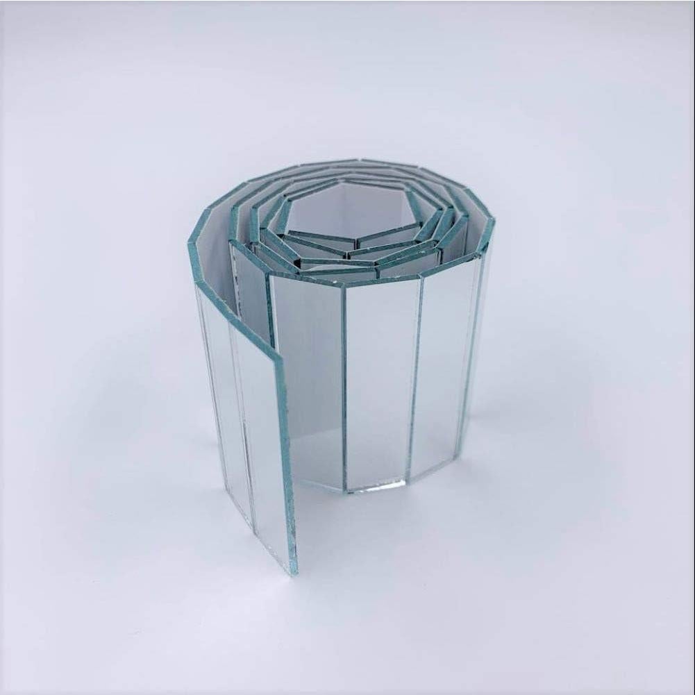 Azulejos Espejo Adhesivos NUO RUI 1.25cm x 5cm para Manualidades