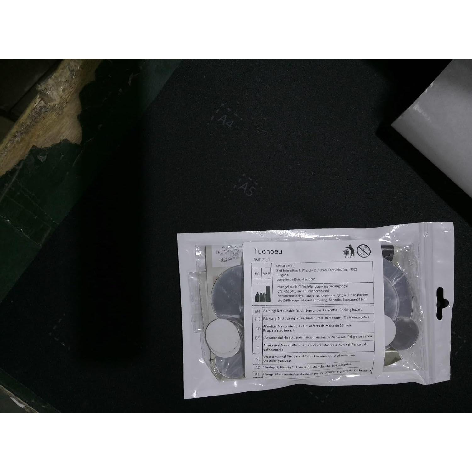 Set 40 Espejos Adhesivos Redondos Acrílicos Tucnoeu 2.5-7.5cm