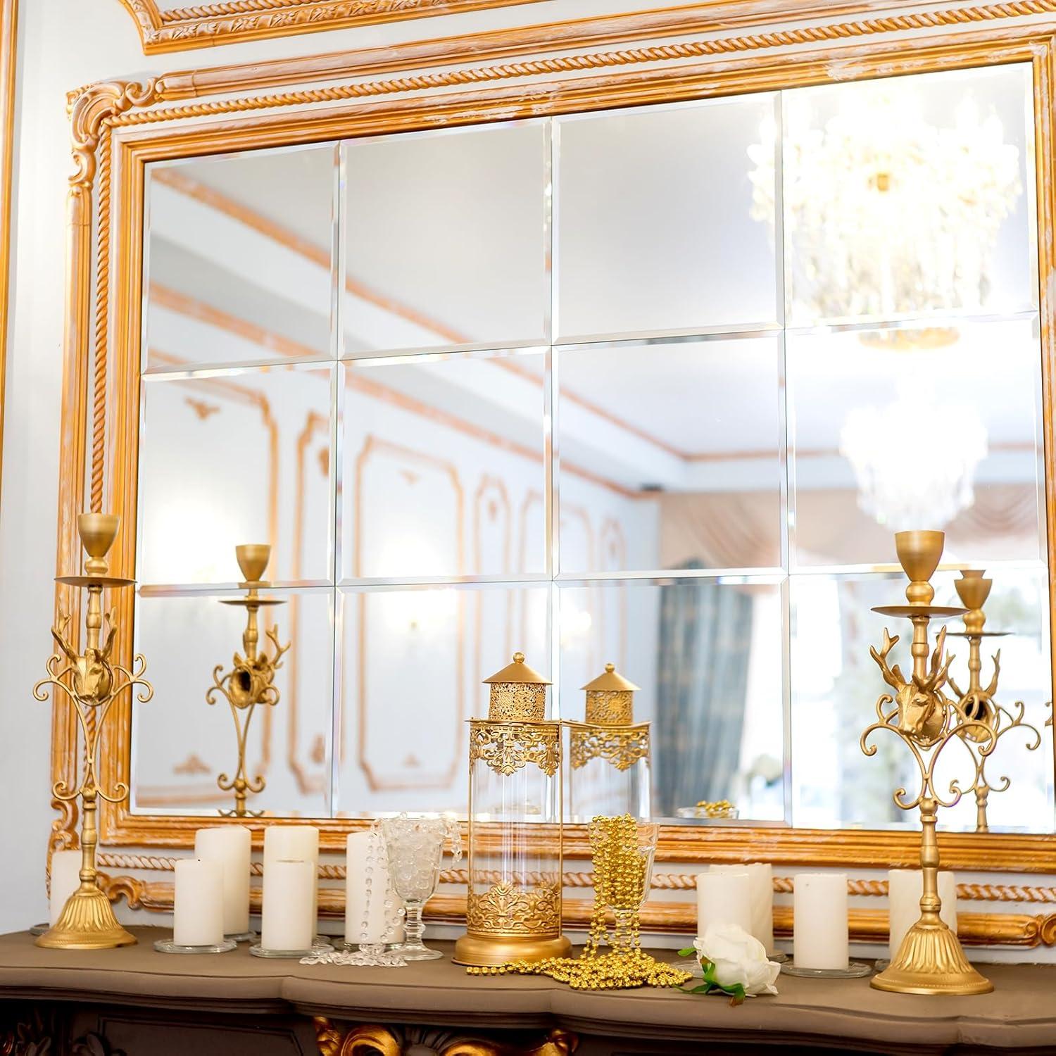 Pegatinas de Espejo Autoadhesivas Wenqik 30x200 cm Plata