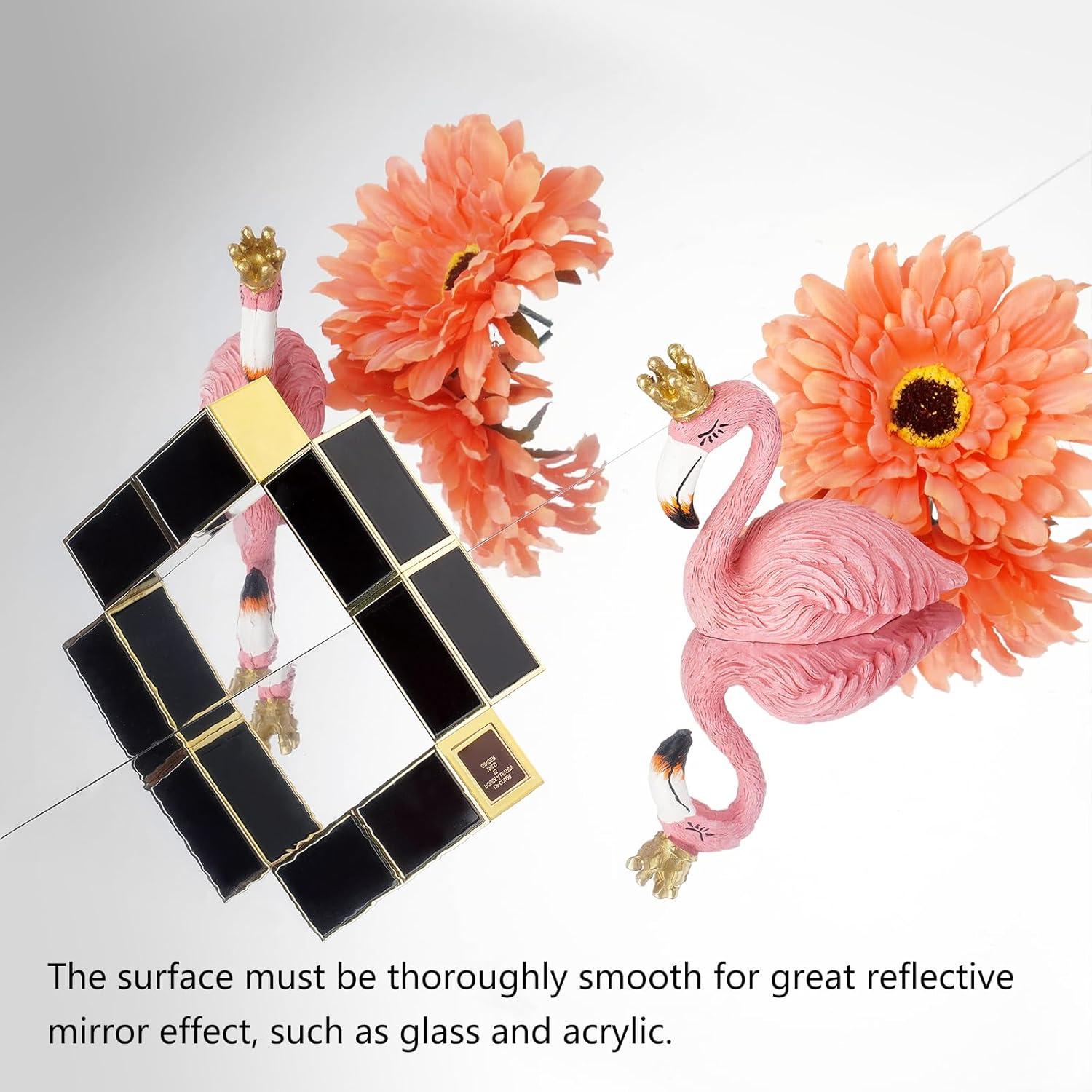 Pegatinas de Espejo Autoadhesivas LaCheery 40.13x203.2 cm