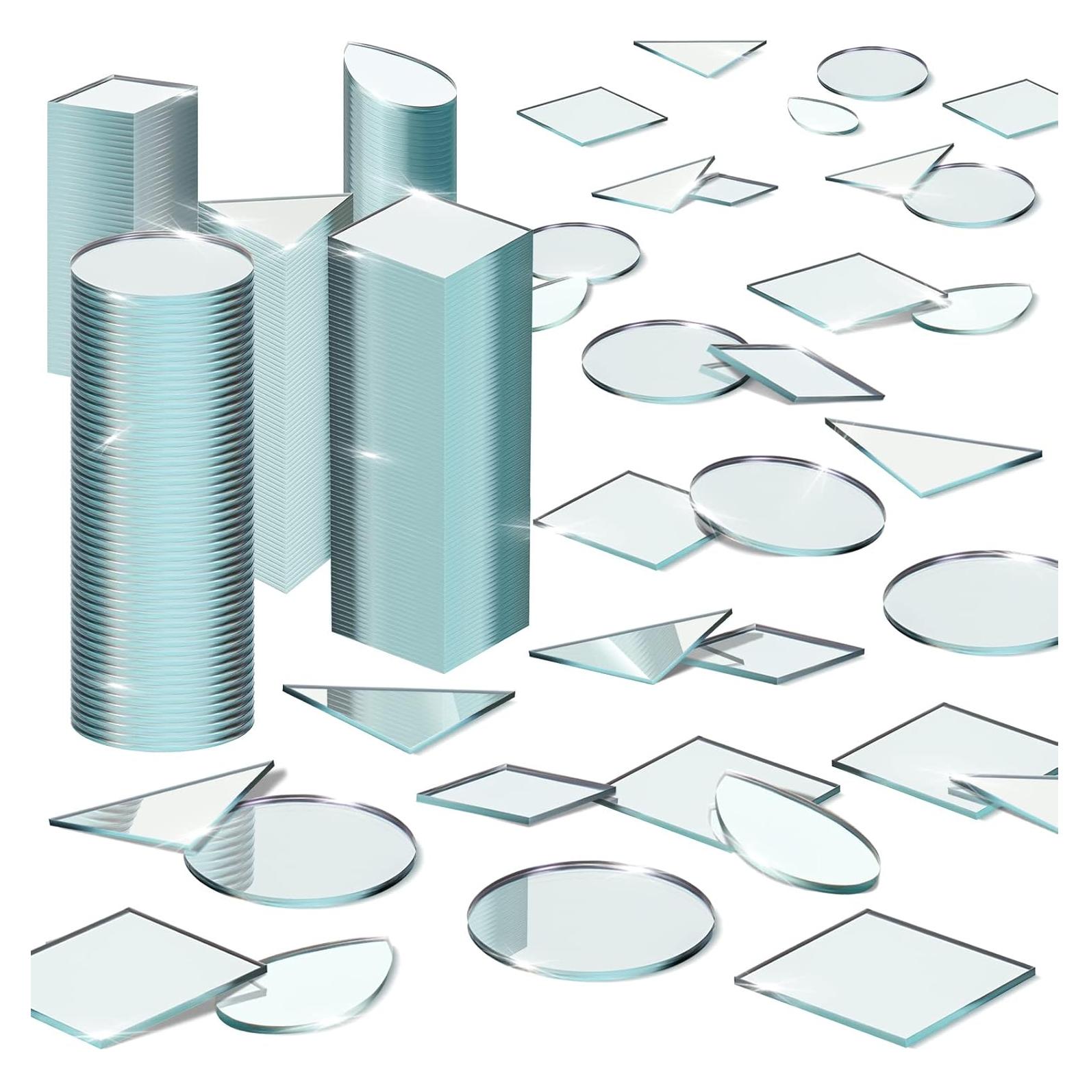 500 Piezas de Espejo Sintuff para Manualidades - 5 Formas