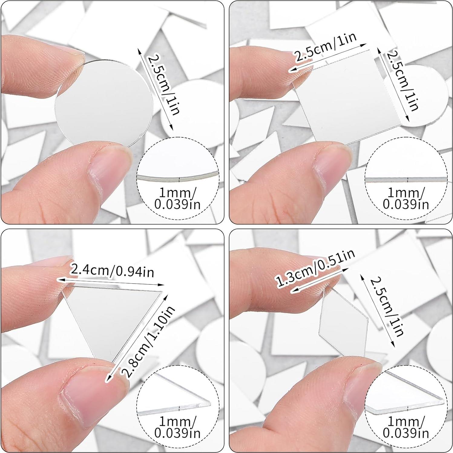 120 Espejos Mini Autoadhesivos DIVINA VITAE para Manualidades