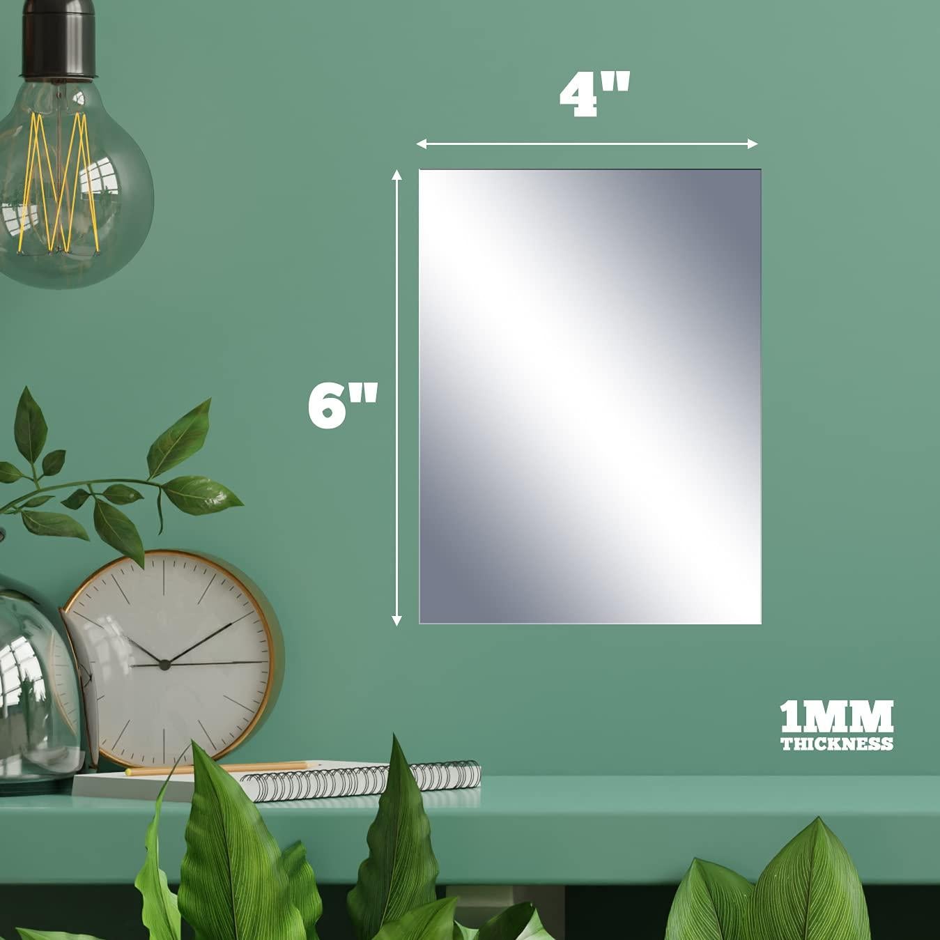 Hojas de Espejo Autoadhesivas Performore 10x15 cm - 12 Piezas