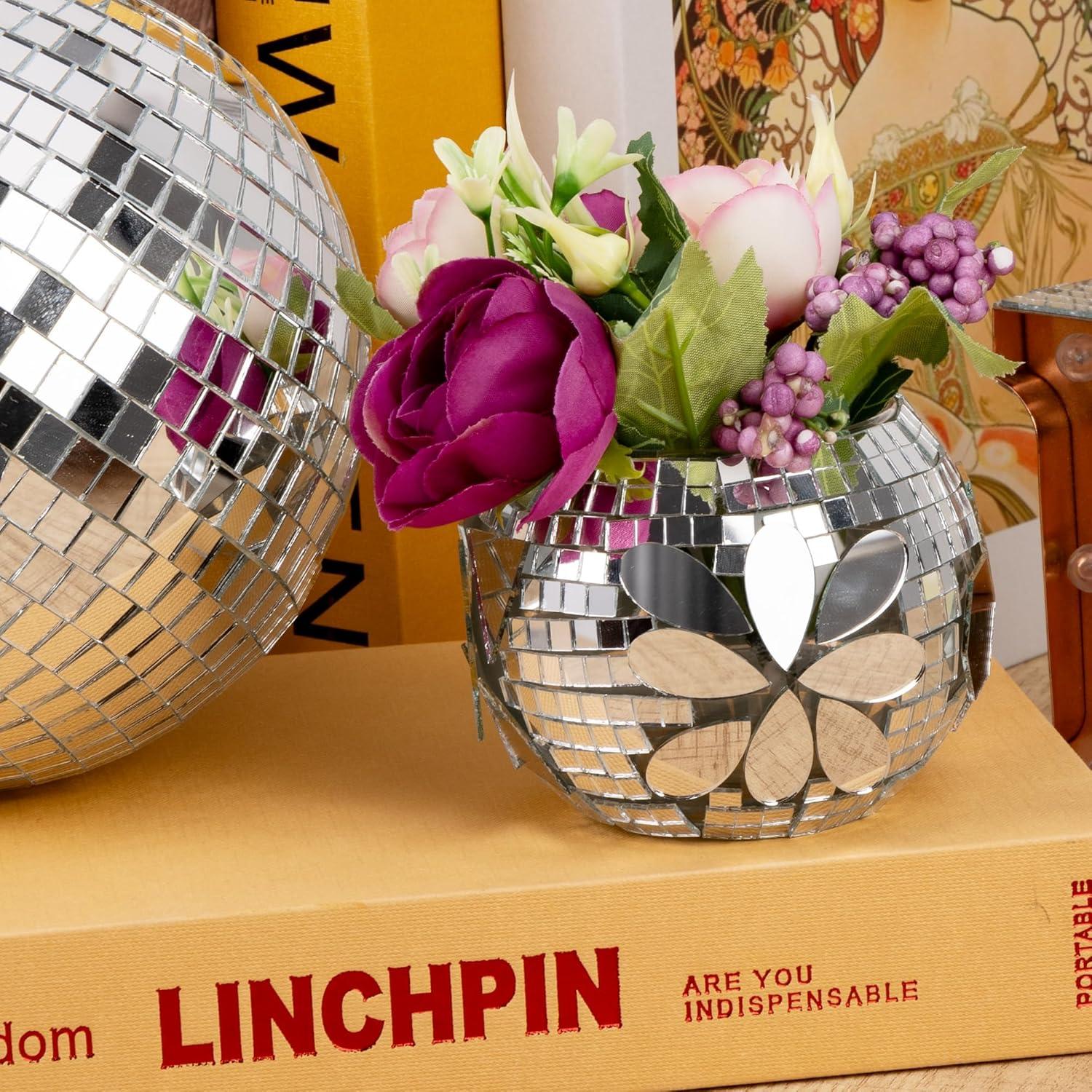 Azulejos de Mosaico PP OPOUNT 300 Piezas Espejo 2.54 cm