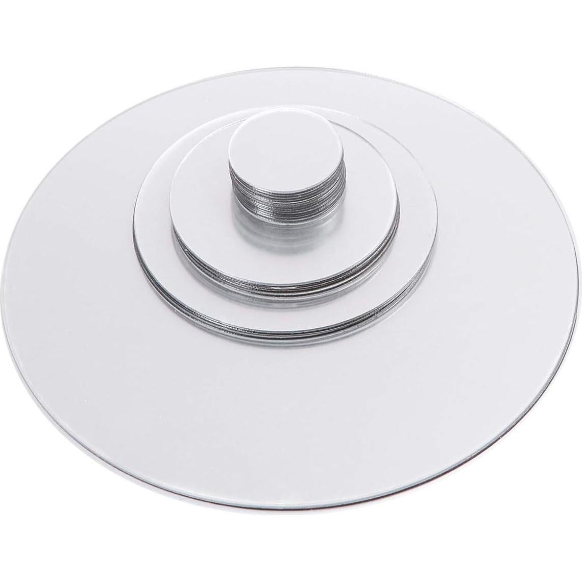 Set de 52 Pegatinas de Espejo Flexible Aneco - 4 Tamaños