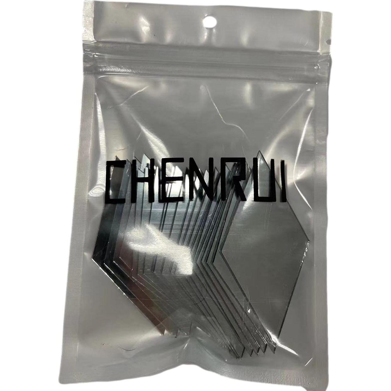 Espejos de Mosaico Diamante CHENRUI 50 Piezas 76.2 mm Plata