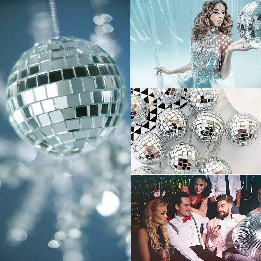 Azulejos de Espejo Autoadhesivos OTYMIOW 12000 Piezas Plata 5x5mm