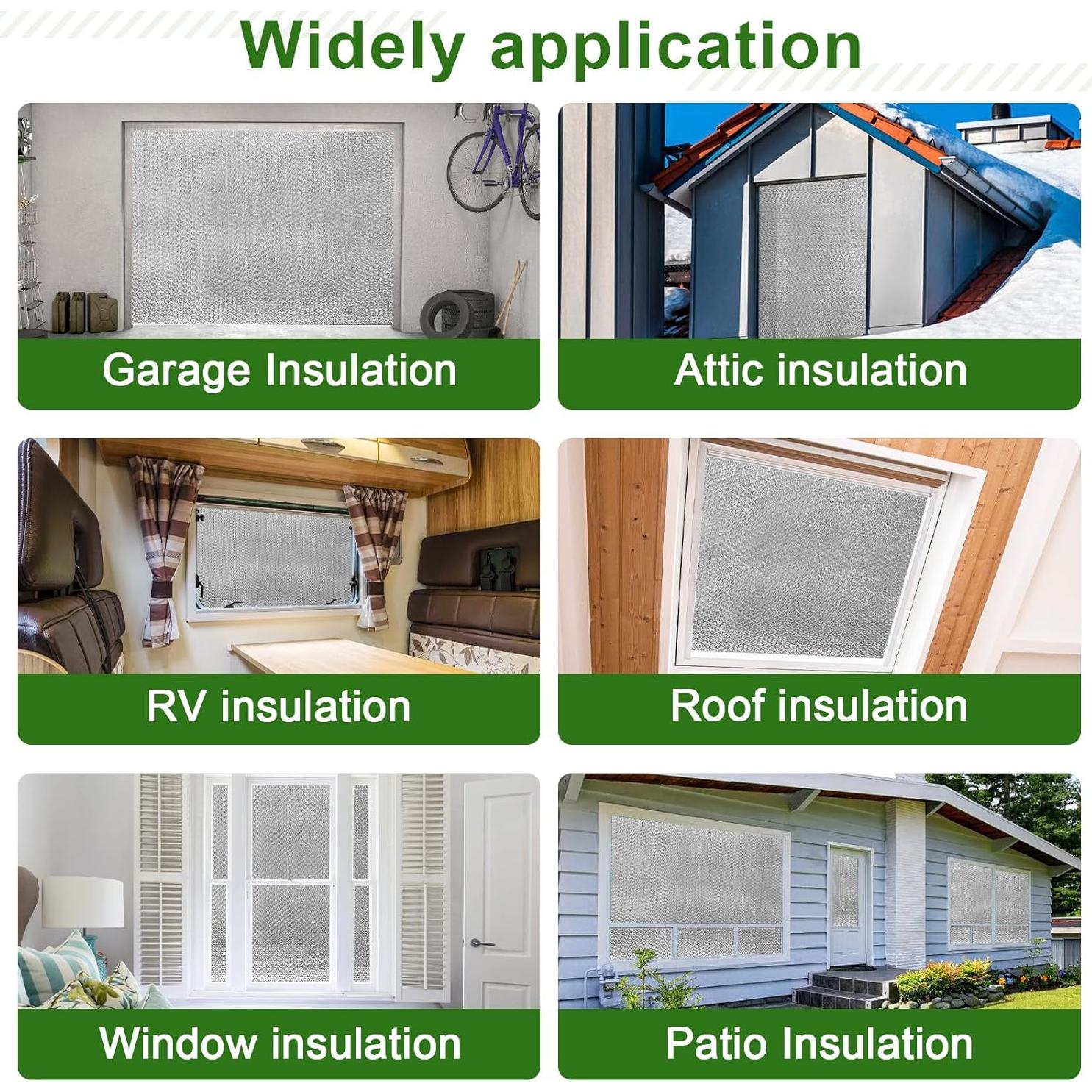 Kit Aislamiento Ventanas Aukivon 60cm x 6.1m Reflectante