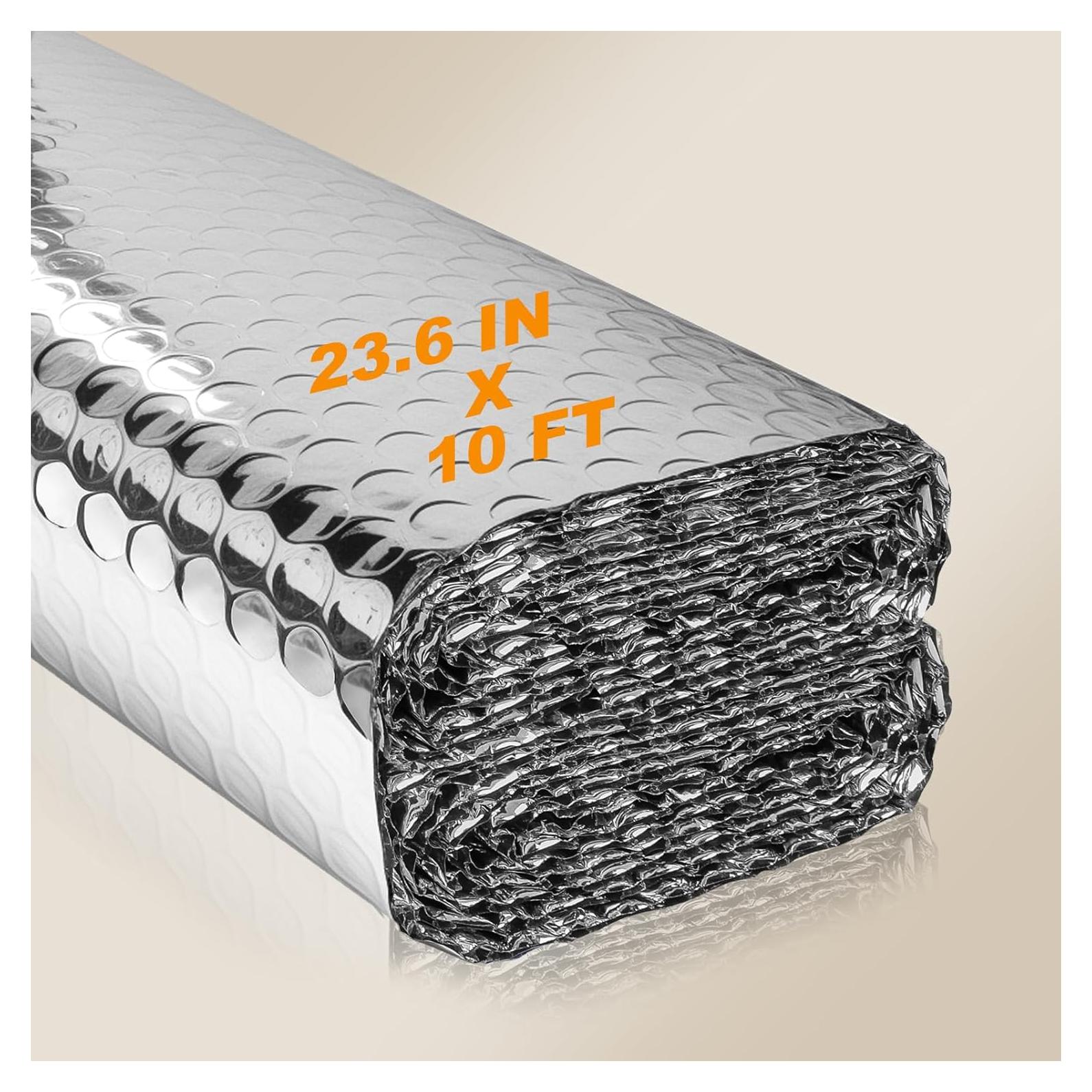 Rollo Aislamiento Reflectante Doble VUAOHIY 60cm x 3.05m