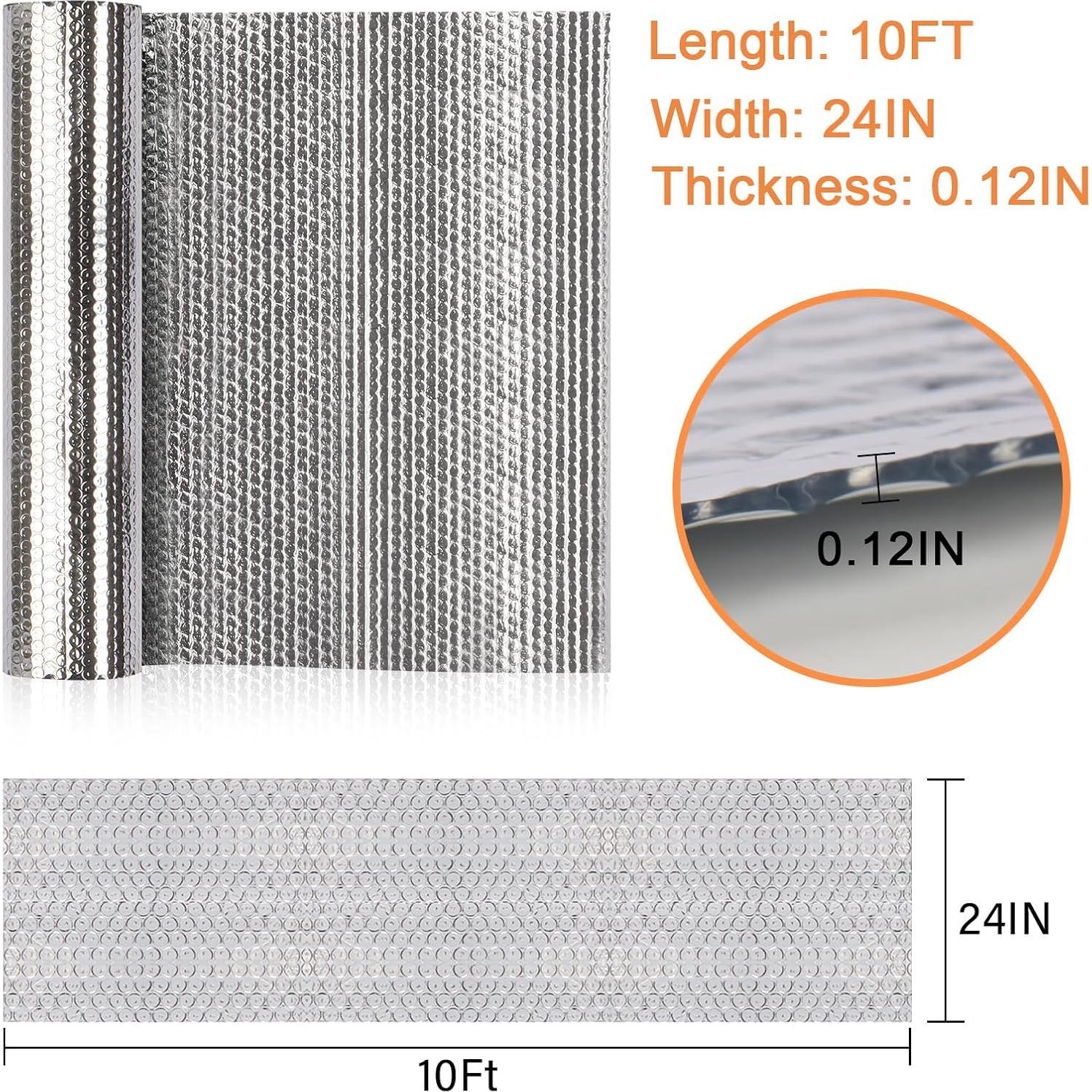 Rollo Aislamiento Reflectante Doble VUAOHIY 60cm x 3.05m