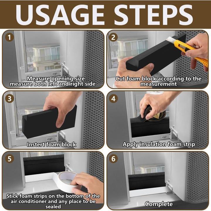 Kit de Aislamiento para Aire Acondicionado moonoom - 2 Piezas