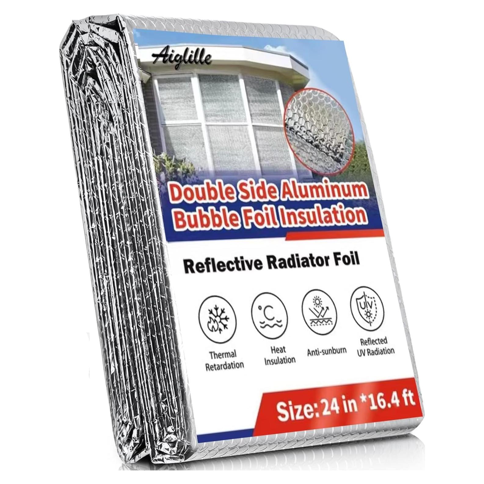 Aislante Reflectante Aiglille 61 cm x 5 m Doble Burbuja