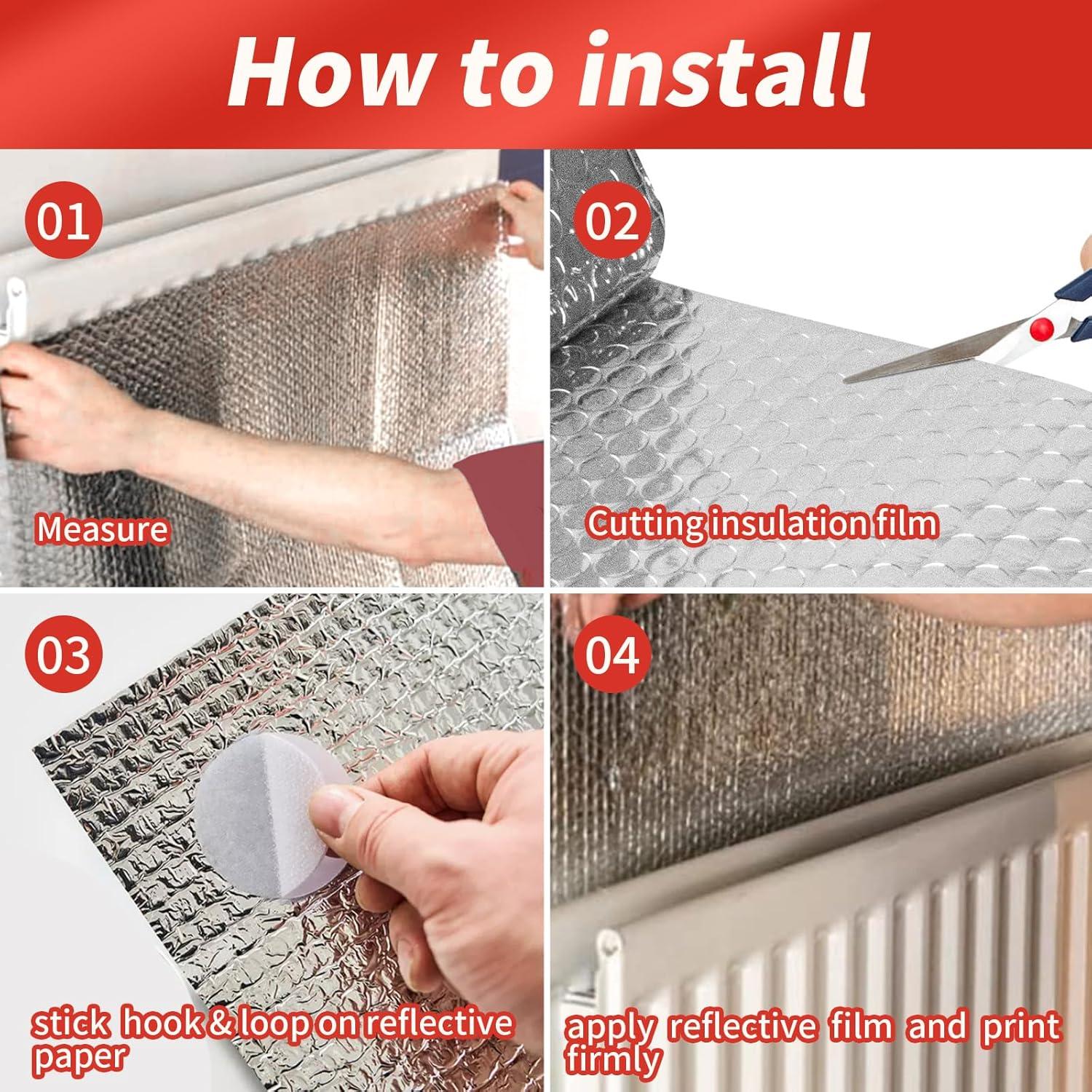 Aislante Reflectante Aiglille 61 cm x 5 m Doble Burbuja