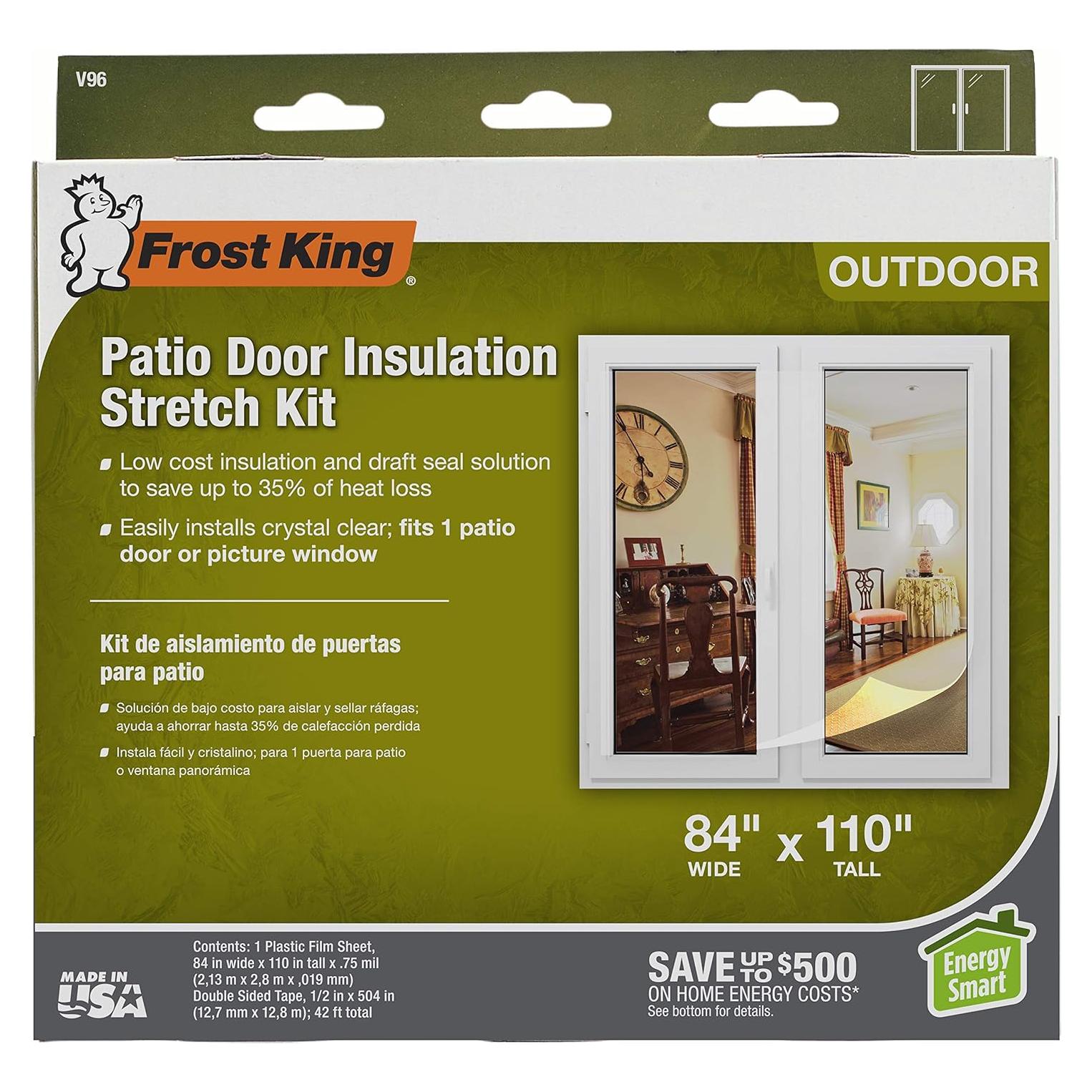 Kit de Ventana Stretch Frost King V96H 213x279cm Claro