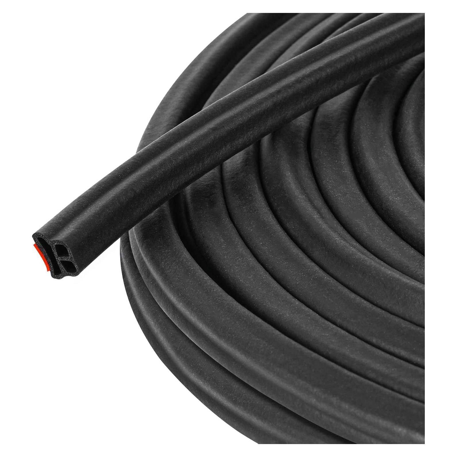 Tira de Sellado en L CloudBuyer 5m Goma Aislante Negro