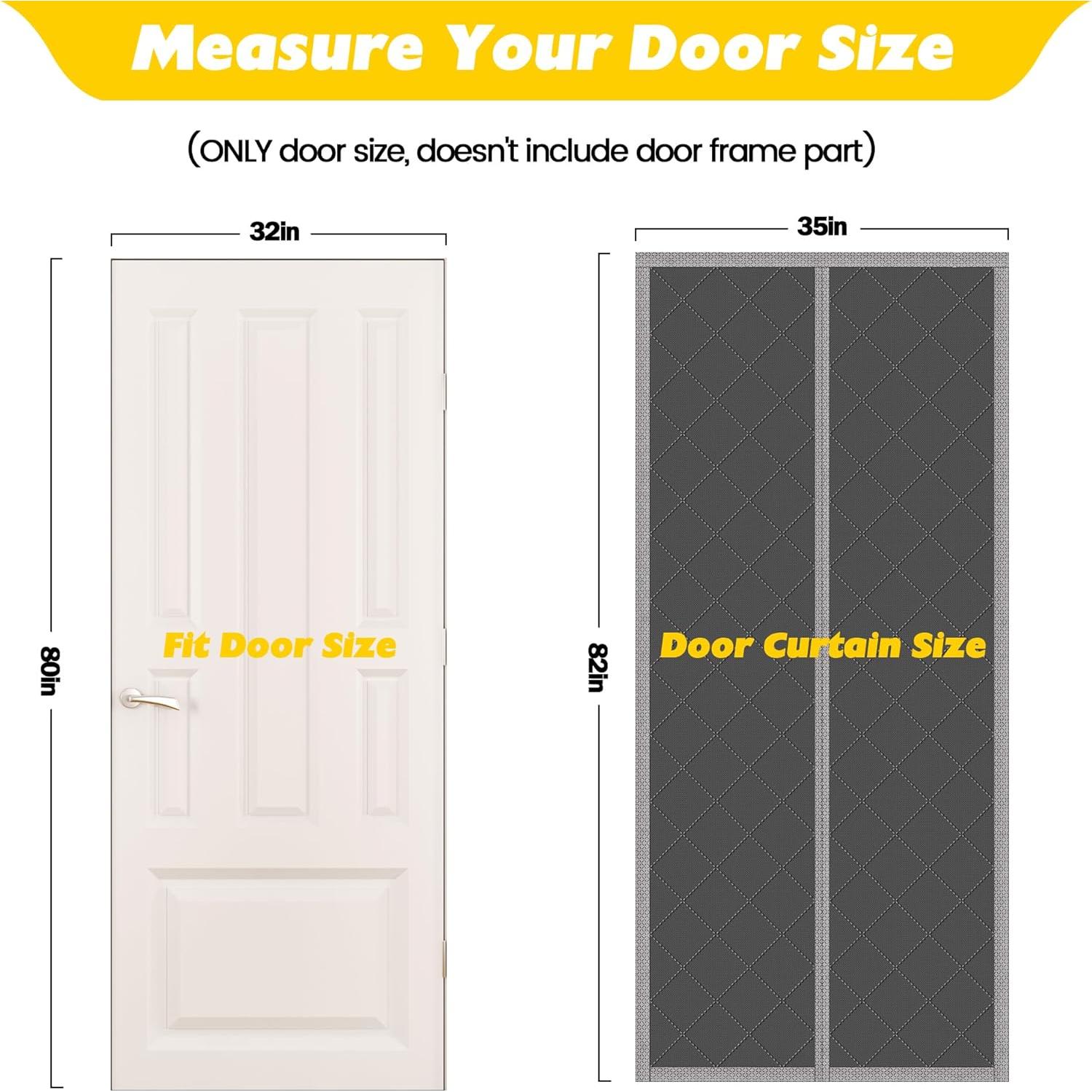 Cortina de Puerta Aislante Magnética TORRAMI 88.9x208.3cm