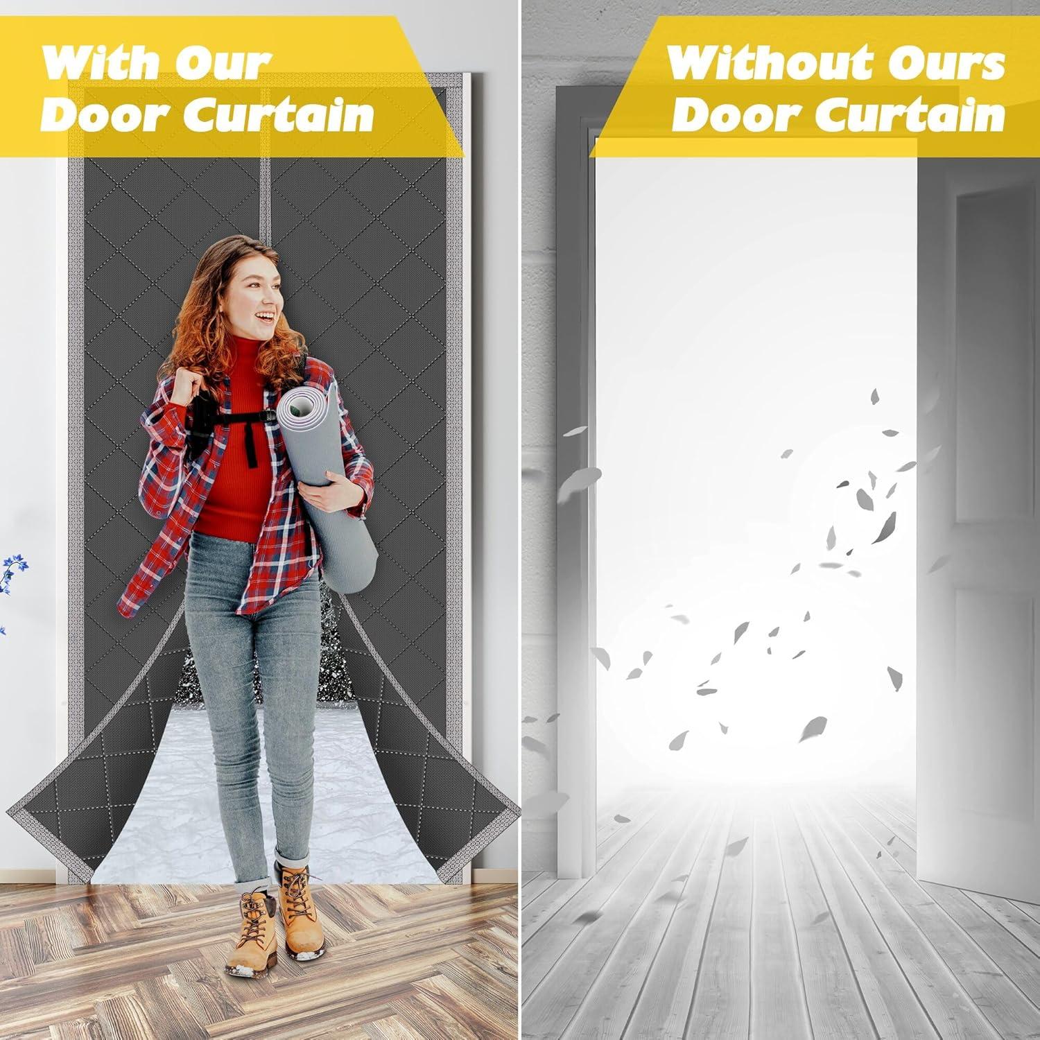 Cortina de Puerta Aislante Magnética TORRAMI 88.9x208.3cm