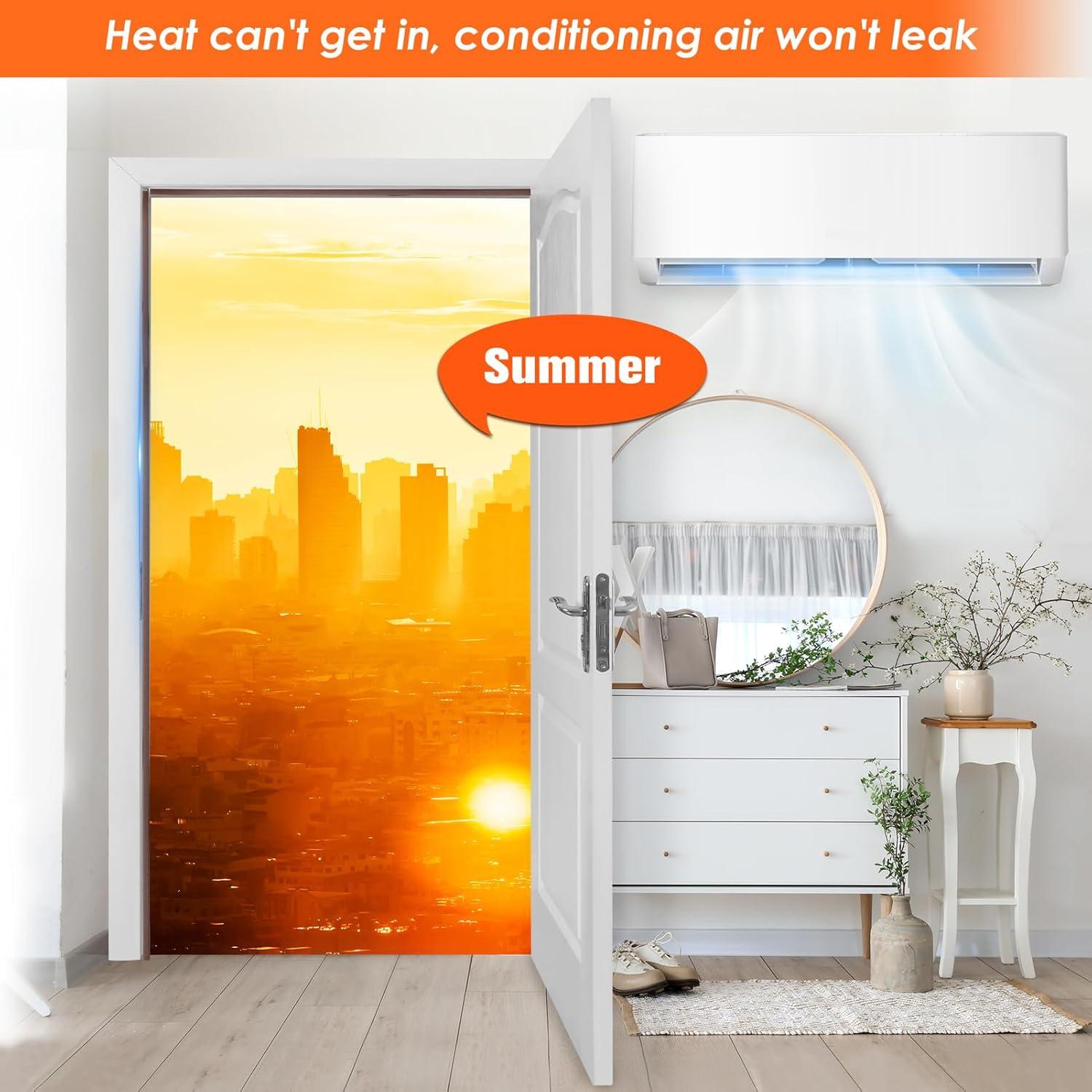 Tira de Sellado para Puertas YOUSHARES 6m Caucho Marrón