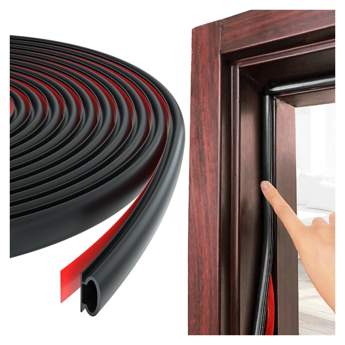 Tira de Aislamiento Autoadhesiva ESUFEIR 6.0m Negro